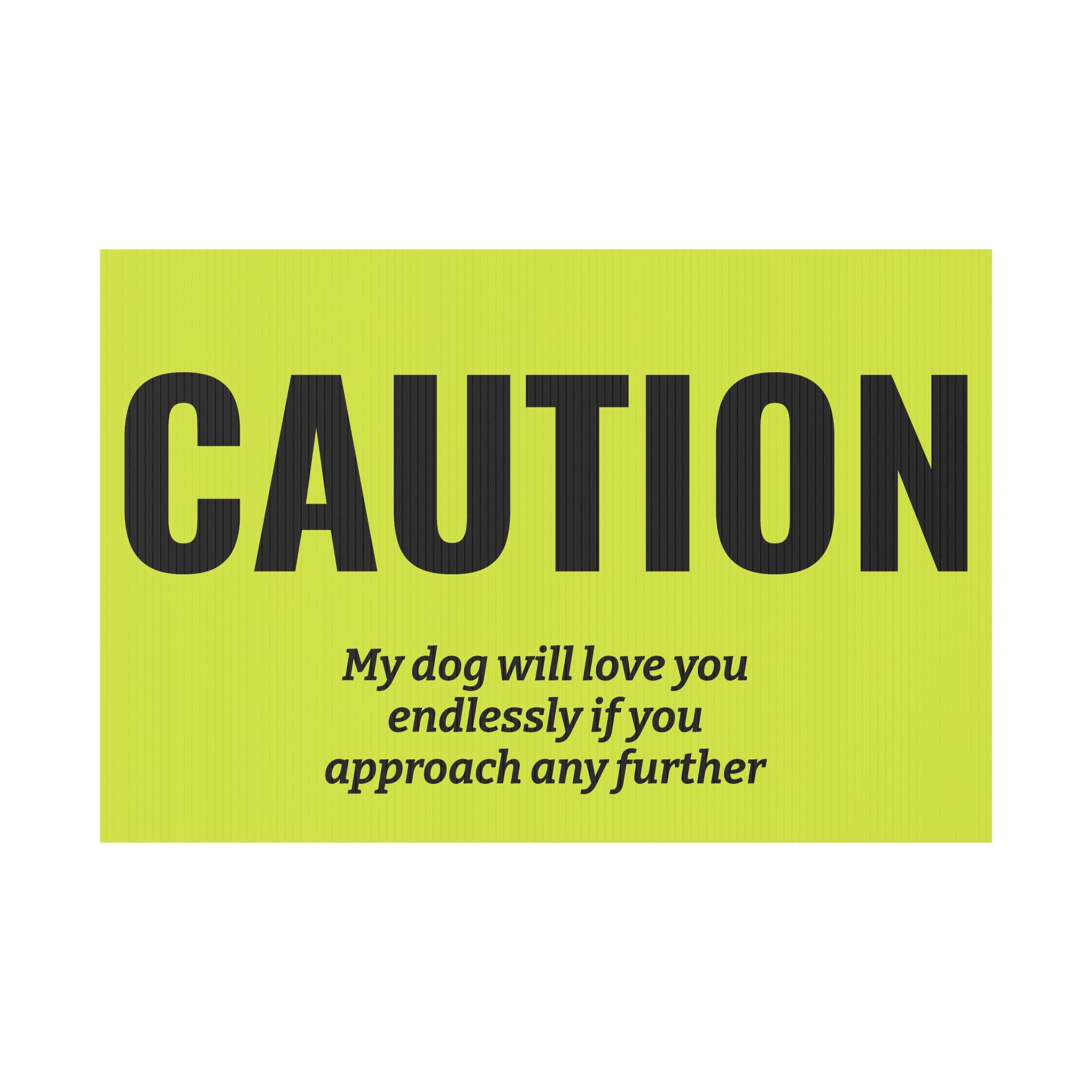 Copy of Copy of Copy of Copy of Copy of Copy of Beware of Anxious Chihuahua Yard Sign - Funny Dog Warning Plastic Lawn Sign