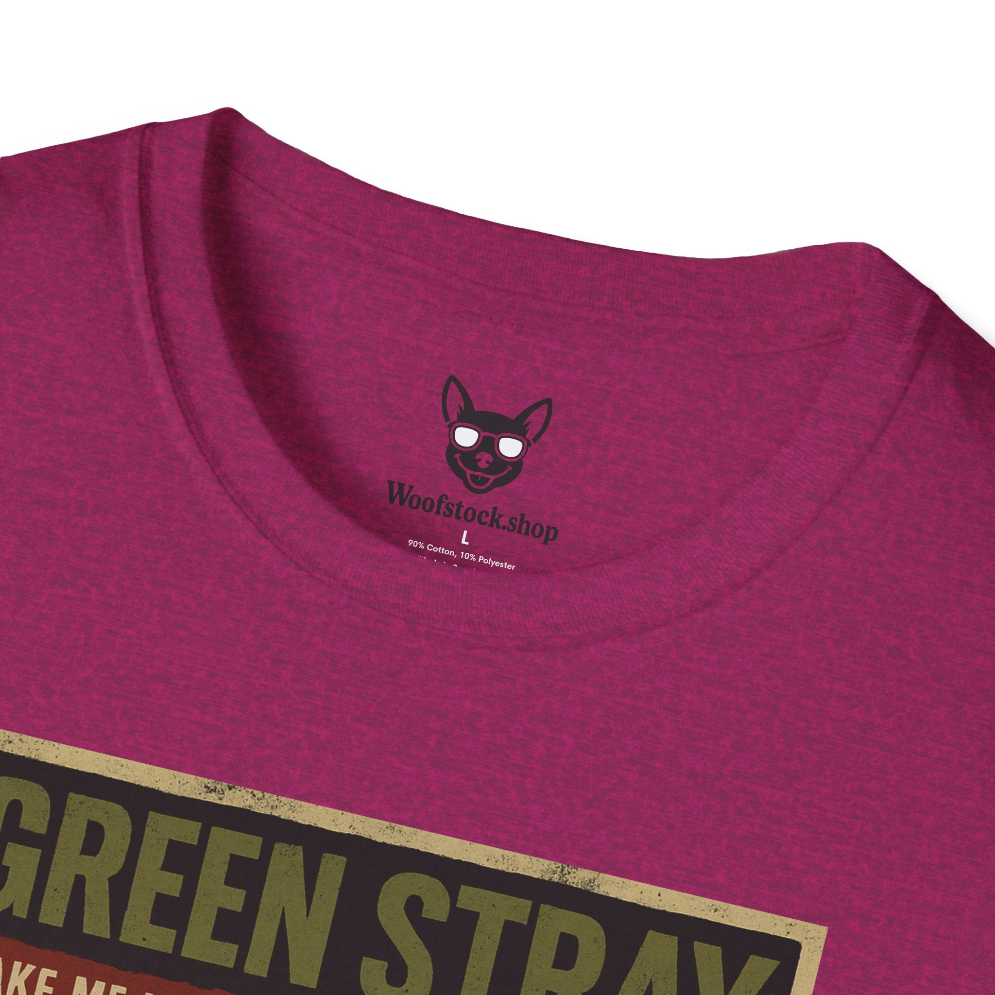 Green Day Concert Poster Dog Parody Unisex Softstyle T-Shirt – Funny Tee for Music and Dog Lovers