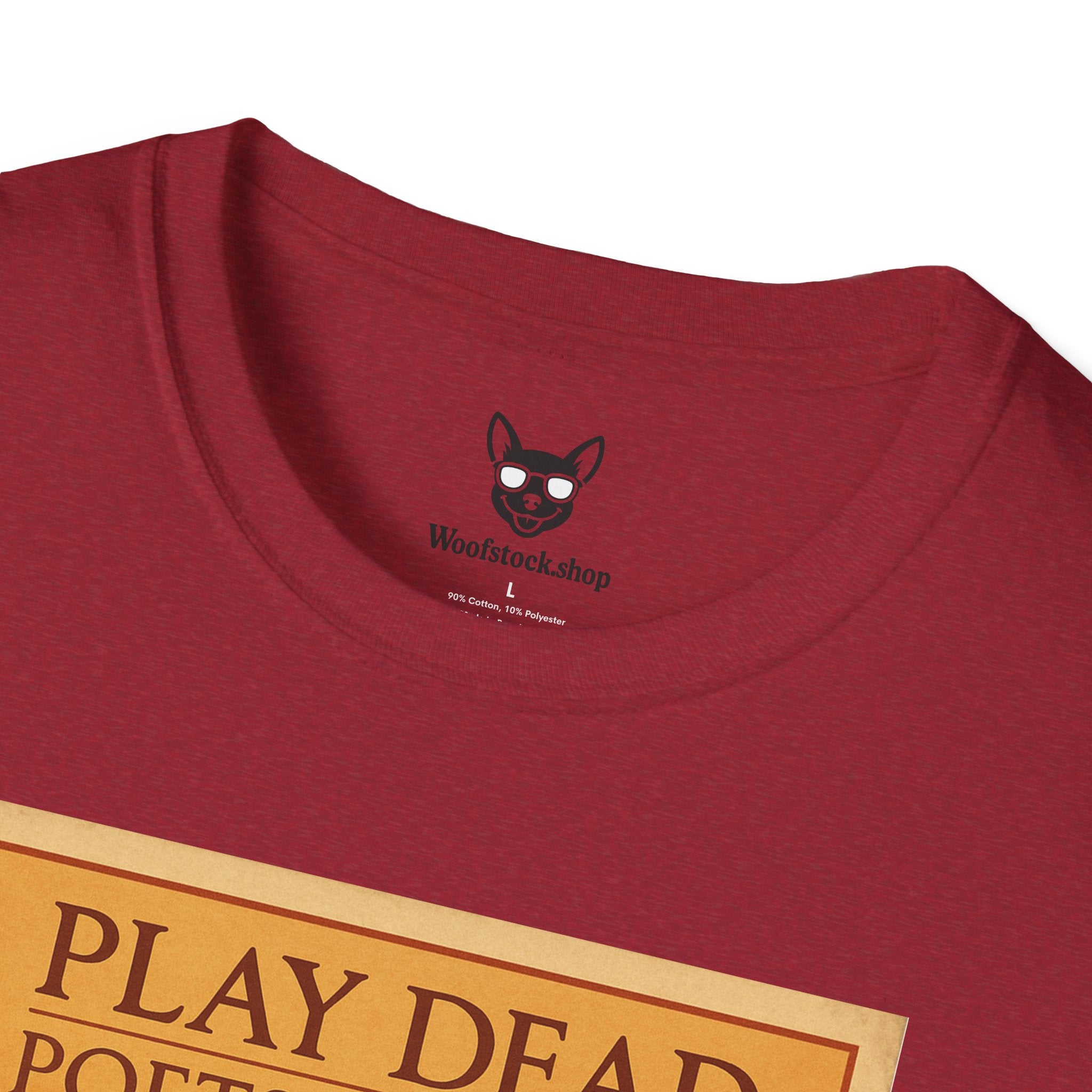 Dead Poets Society Poster Dog Parody Unisex Softstyle T-Shirt -- Funny Movie Tee for Movie and Dog Lovers