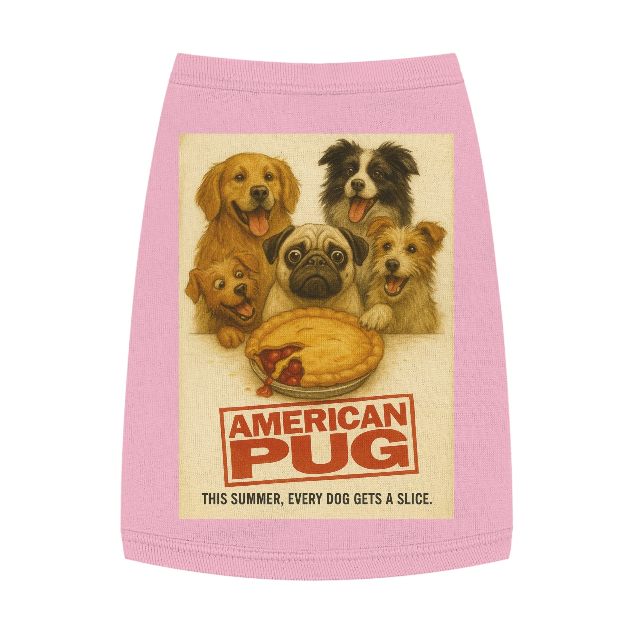American Pug Pet Tank Top-- Funny Parody Shirt for Dog Lovers