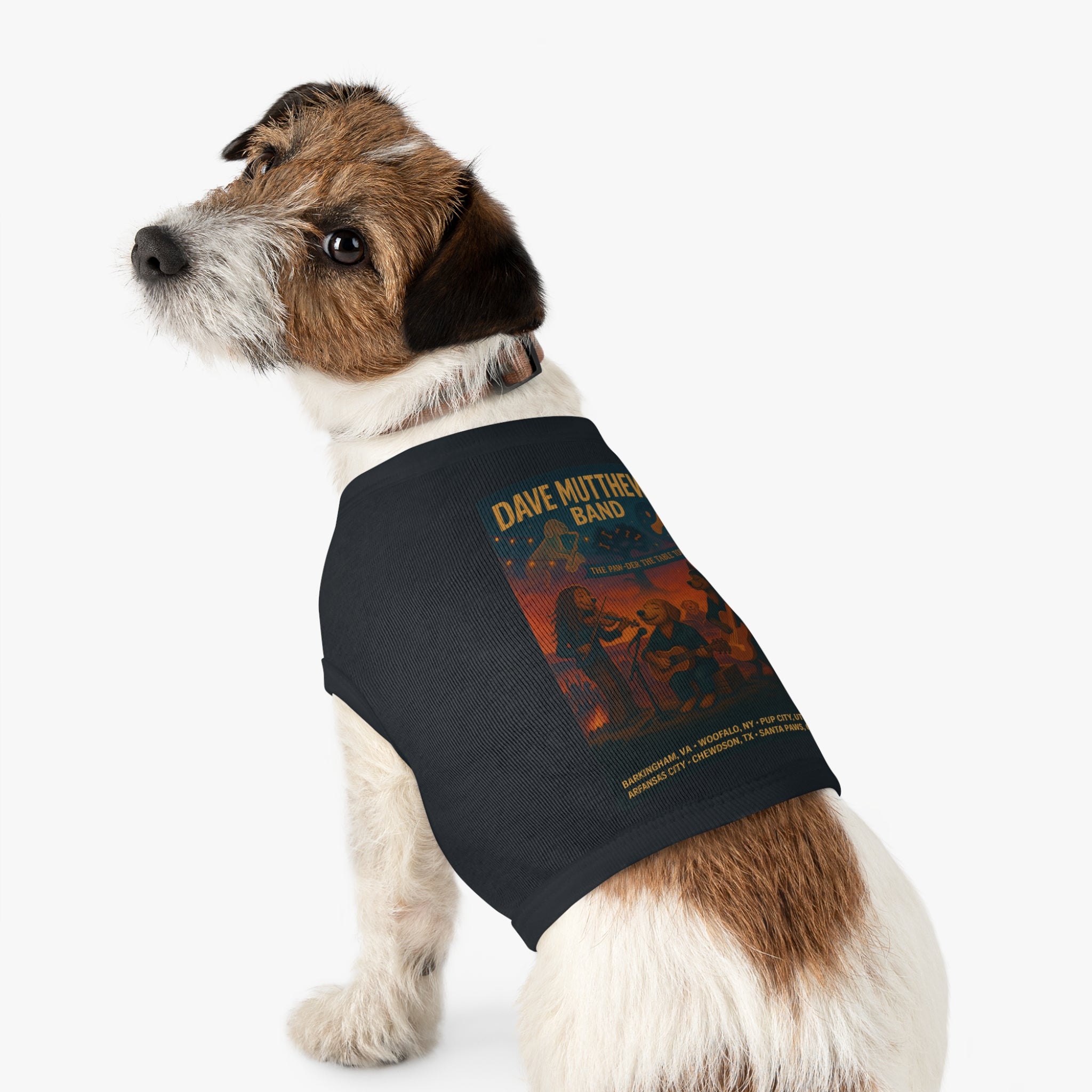 Dave Mutthews Band Pet Tank Top-- Funny Parody Shirt for Dog Lovers