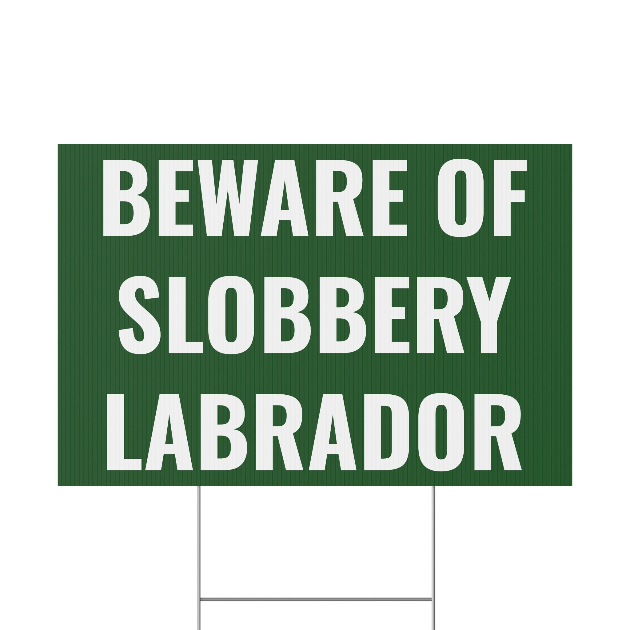 Copy of Beware of Anxious Chihuahua Yard Sign - Funny Dog Warning Plastic Lawn Sign