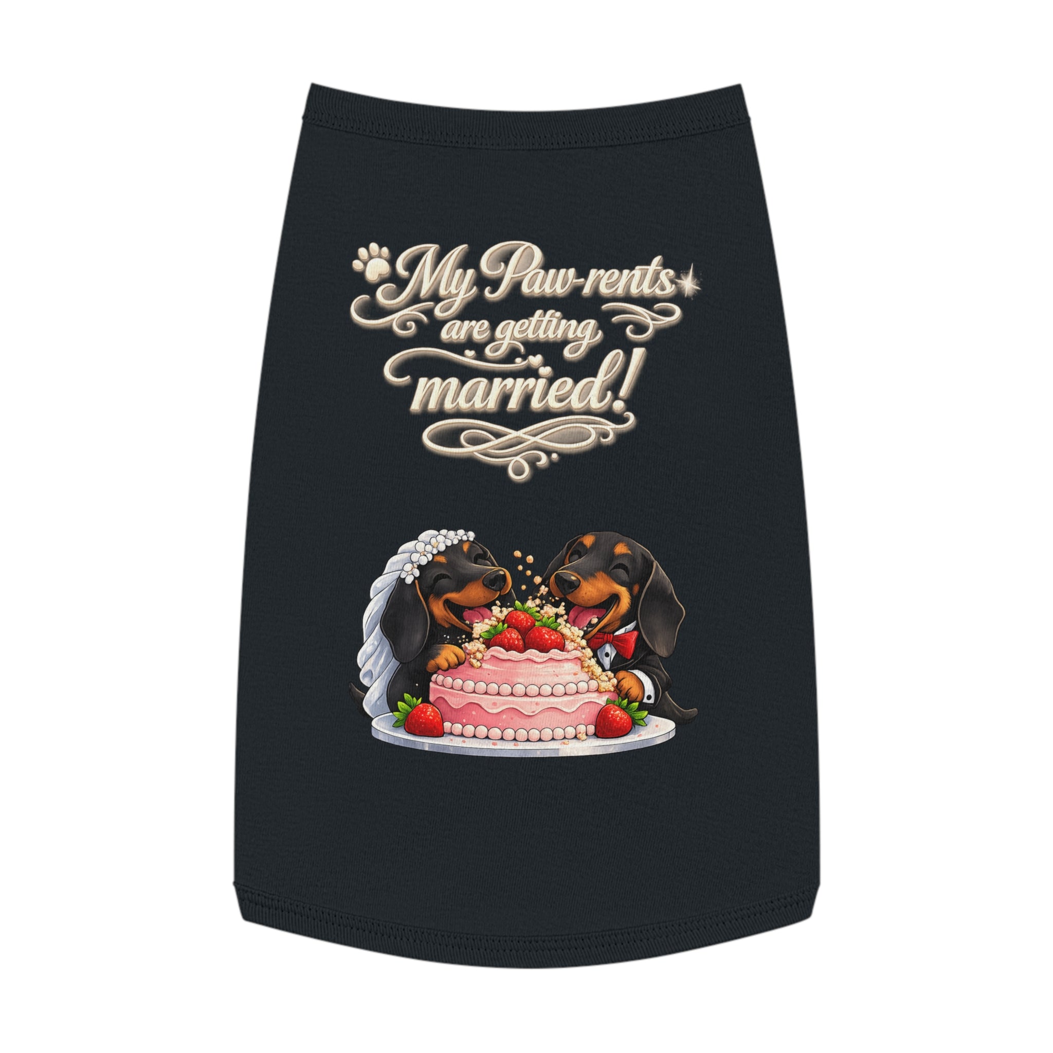 Engagement Gift for Dog Lovers -- My Pawrents Are Getting Married Dog Shirt Wedding Gift (Dachshund)