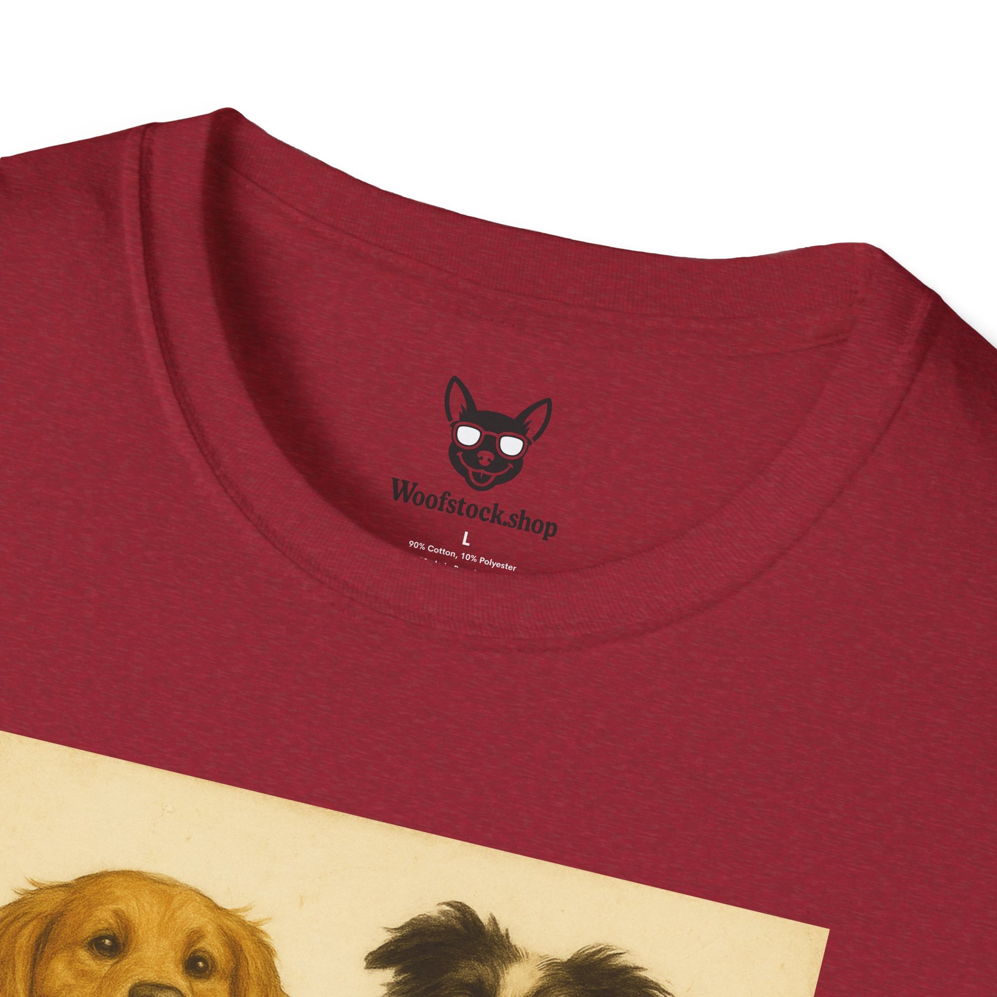 American Pie Movie Poster Dog Parody Unisex Softstyle T-Shirt -- Funny Dog Movie Tee for Film and Dog Lovers