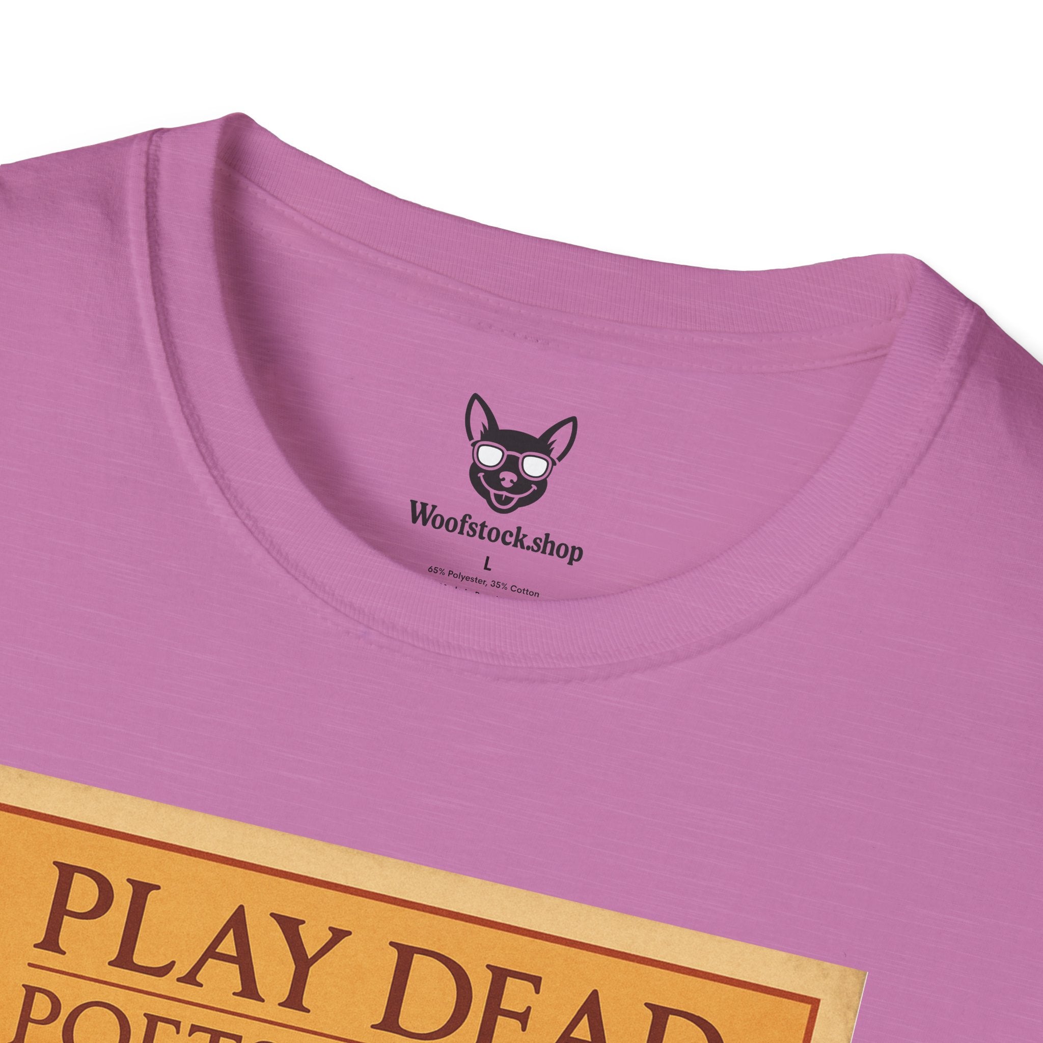 Dead Poets Society Poster Dog Parody Unisex Softstyle T-Shirt -- Funny Movie Tee for Movie and Dog Lovers