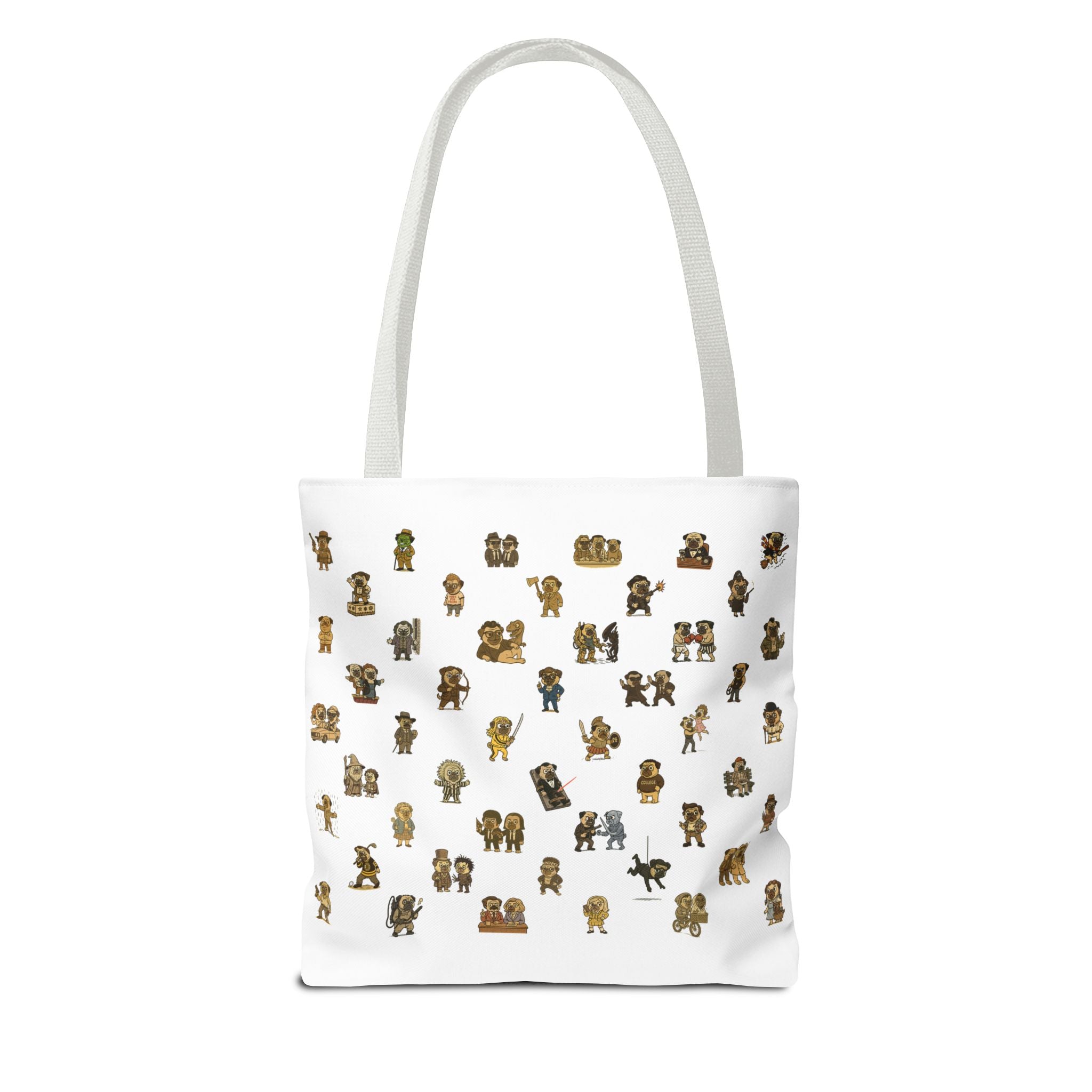 Movie Pugs Tote Bag – Hilarious Bag for Dog Lovers and Cinema Fans