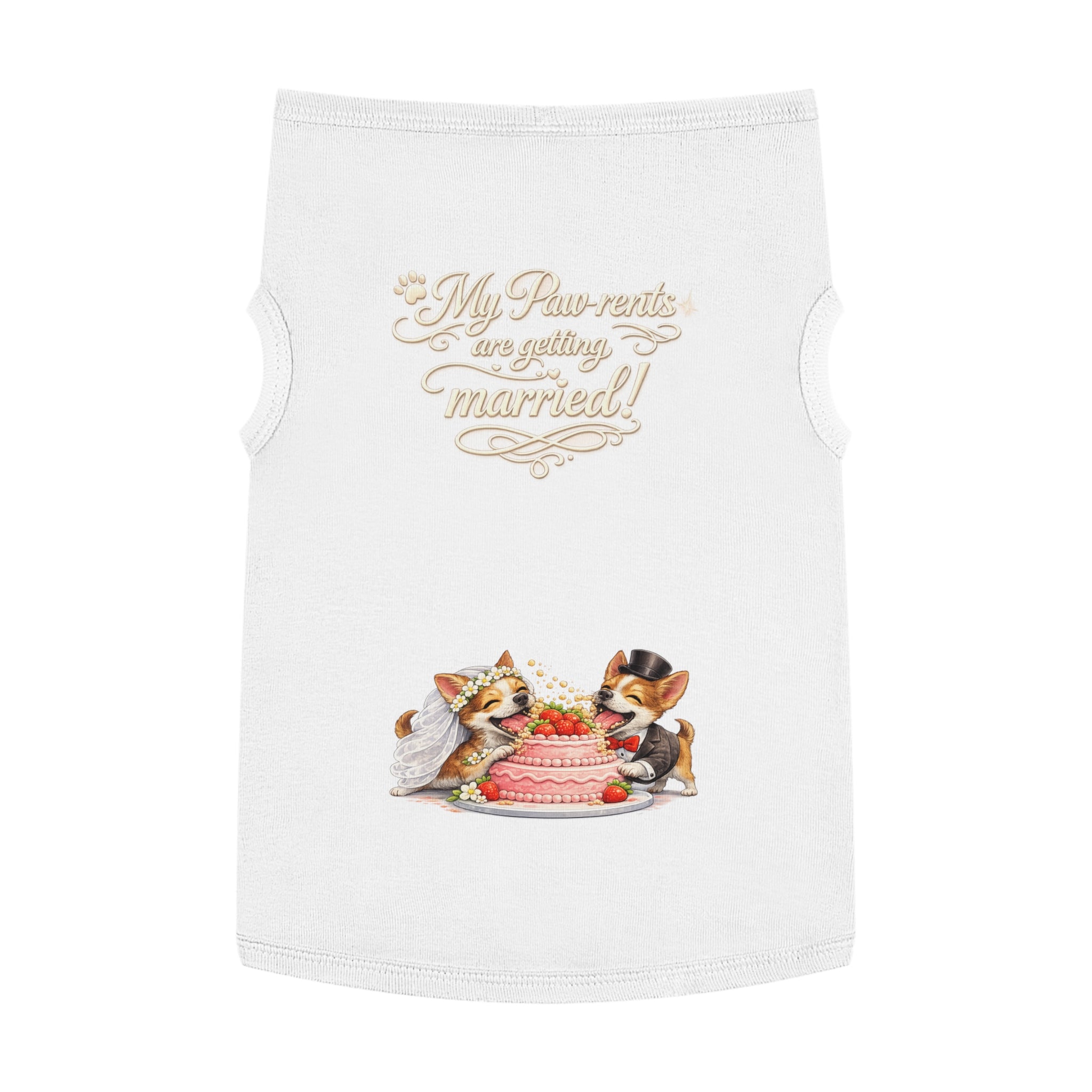 Copy of Engagement Gift for Dog Lovers -- My Pawrents Are Getting Married Dog Shirt Wedding Gift (Chihuahua)