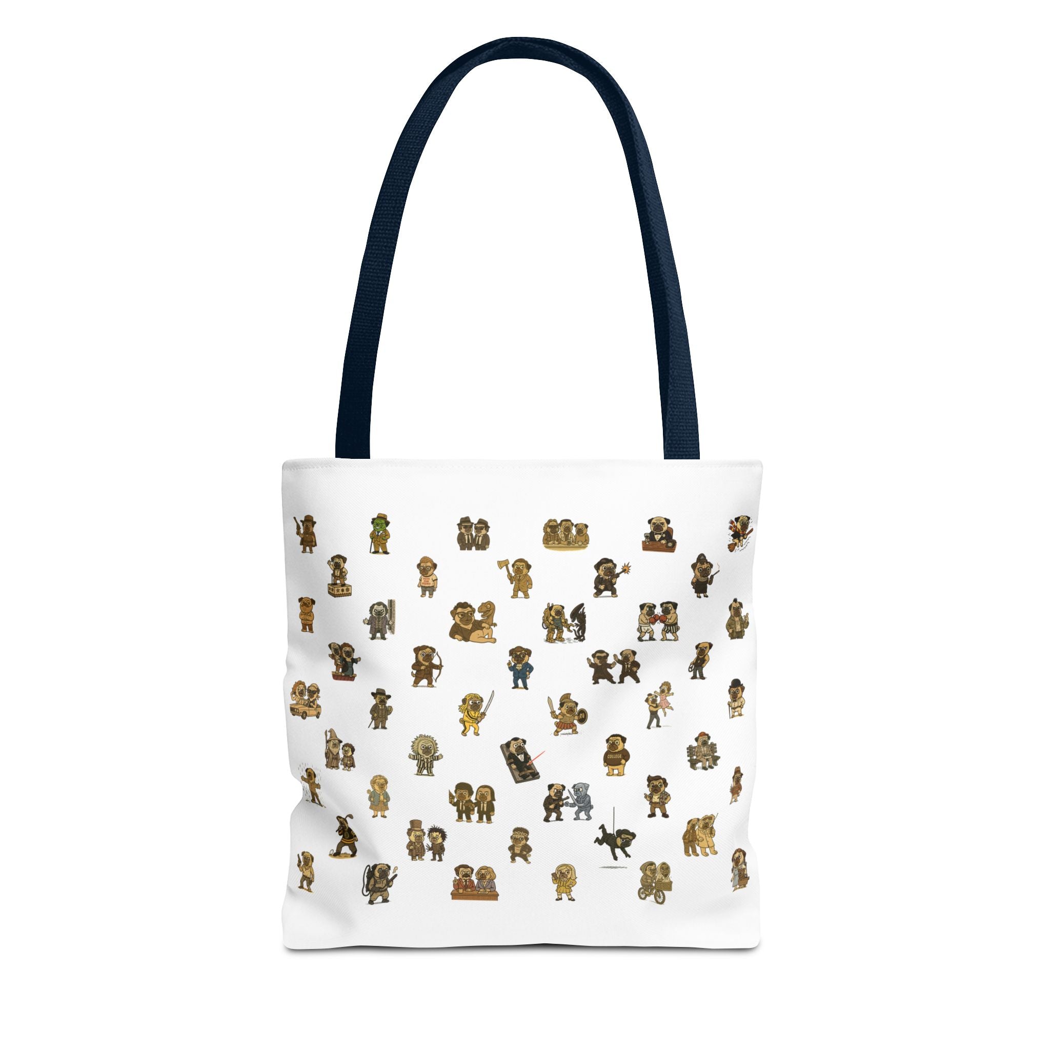 Movie Pugs Tote Bag – Hilarious Bag for Dog Lovers and Cinema Fans