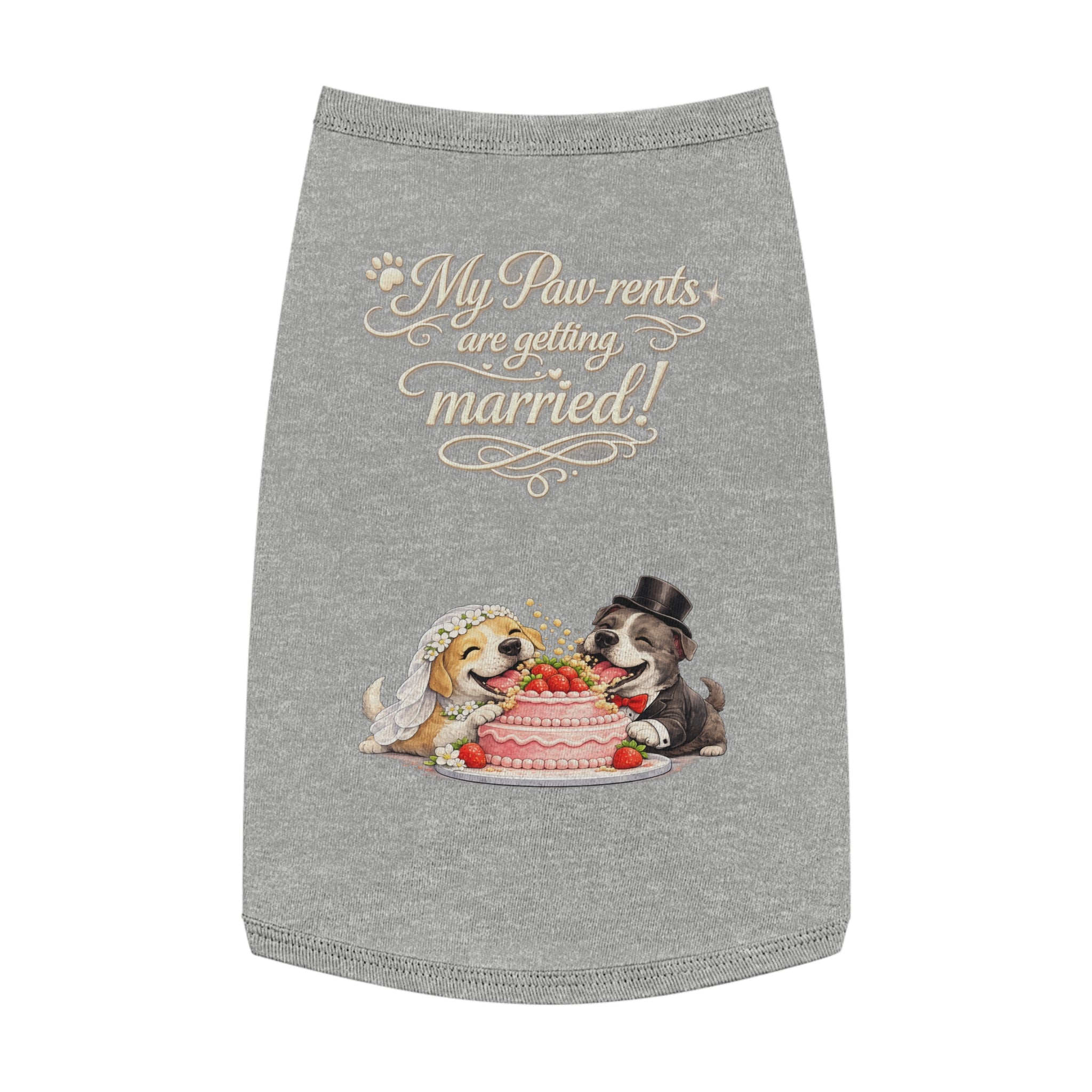 Engagement Gift for Dog Lovers -- My Pawrents Are Getting Married Dog Shirt Wedding Gift (Pit bull)