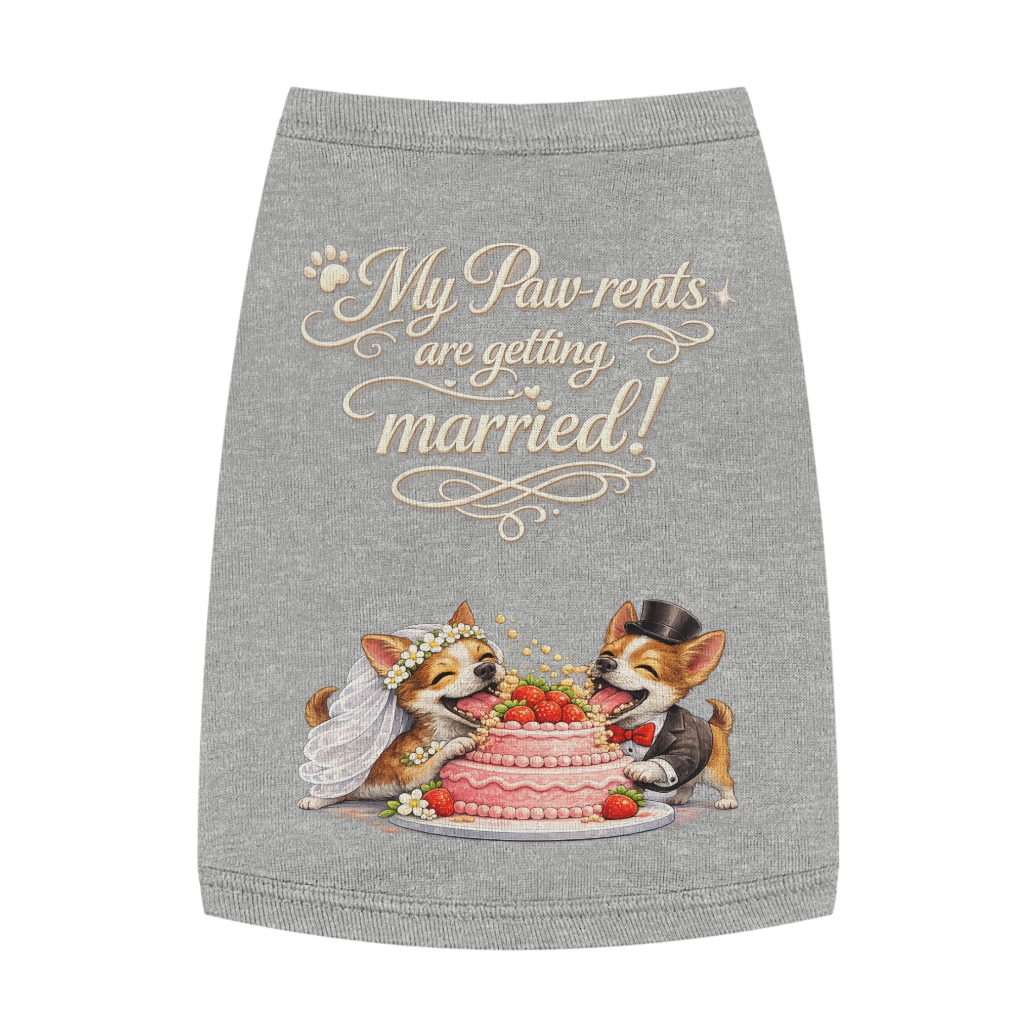 Copy of Engagement Gift for Dog Lovers -- My Pawrents Are Getting Married Dog Shirt Wedding Gift (Chihuahua)