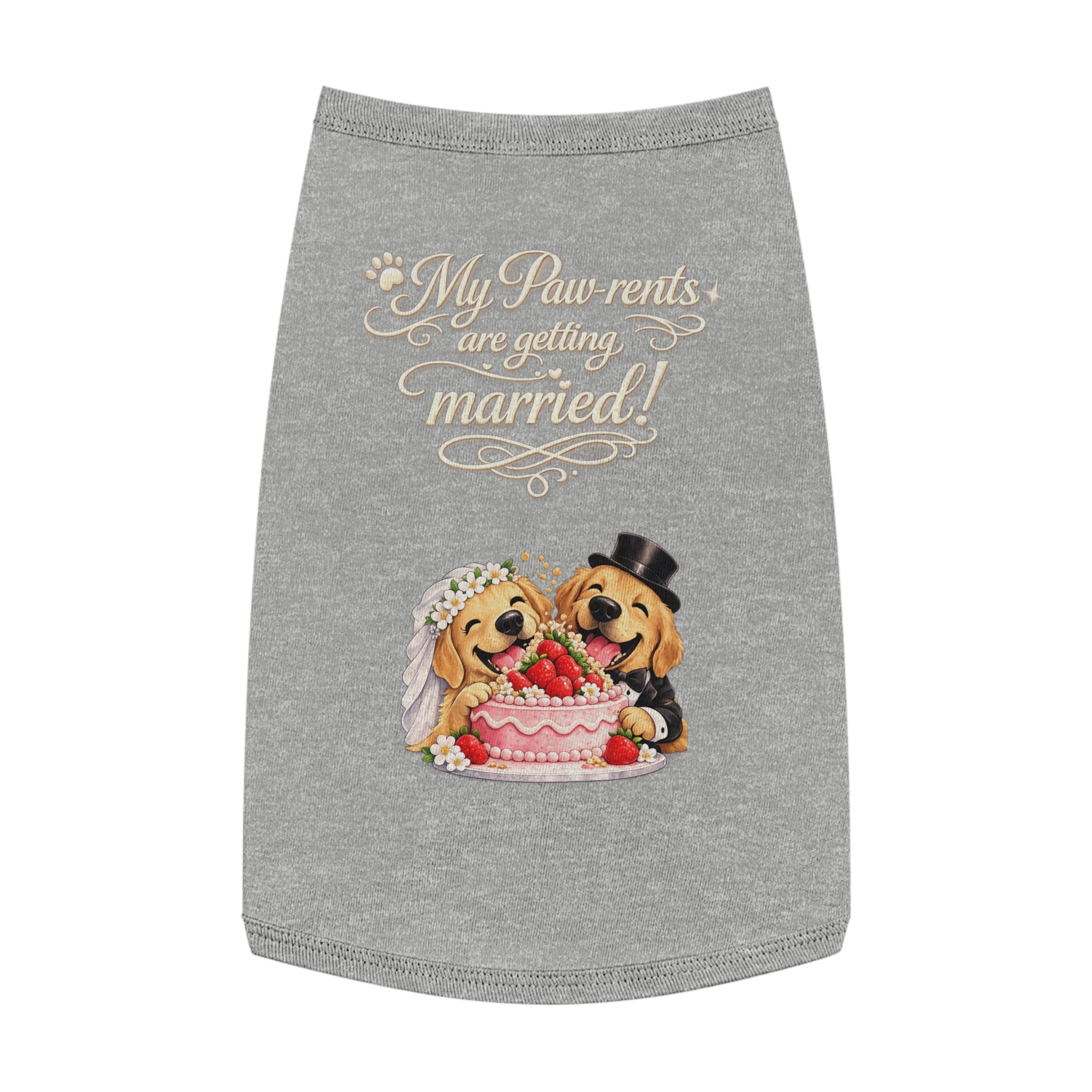 Engagement Gift for Dog Lovers -- My Pawrents Are Getting Married Dog Shirt Wedding Gift (Lab/Golden Retriever)
