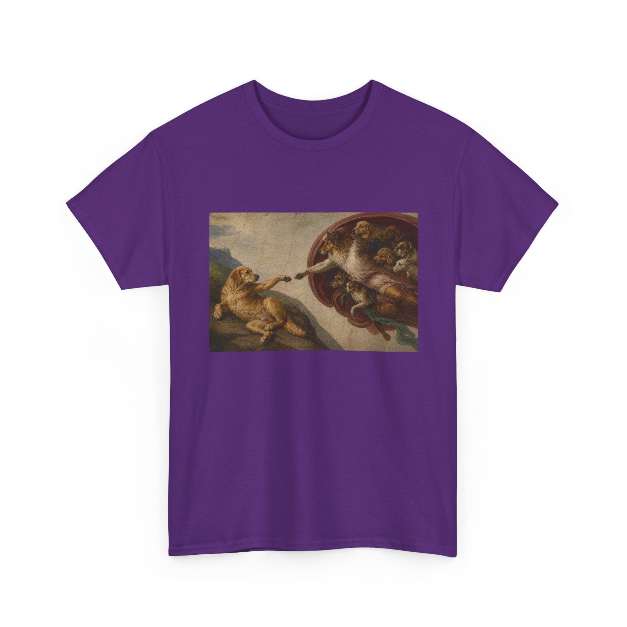 The Creation of Paw-dam -- Funny Shirt for Dog and Art Lovers