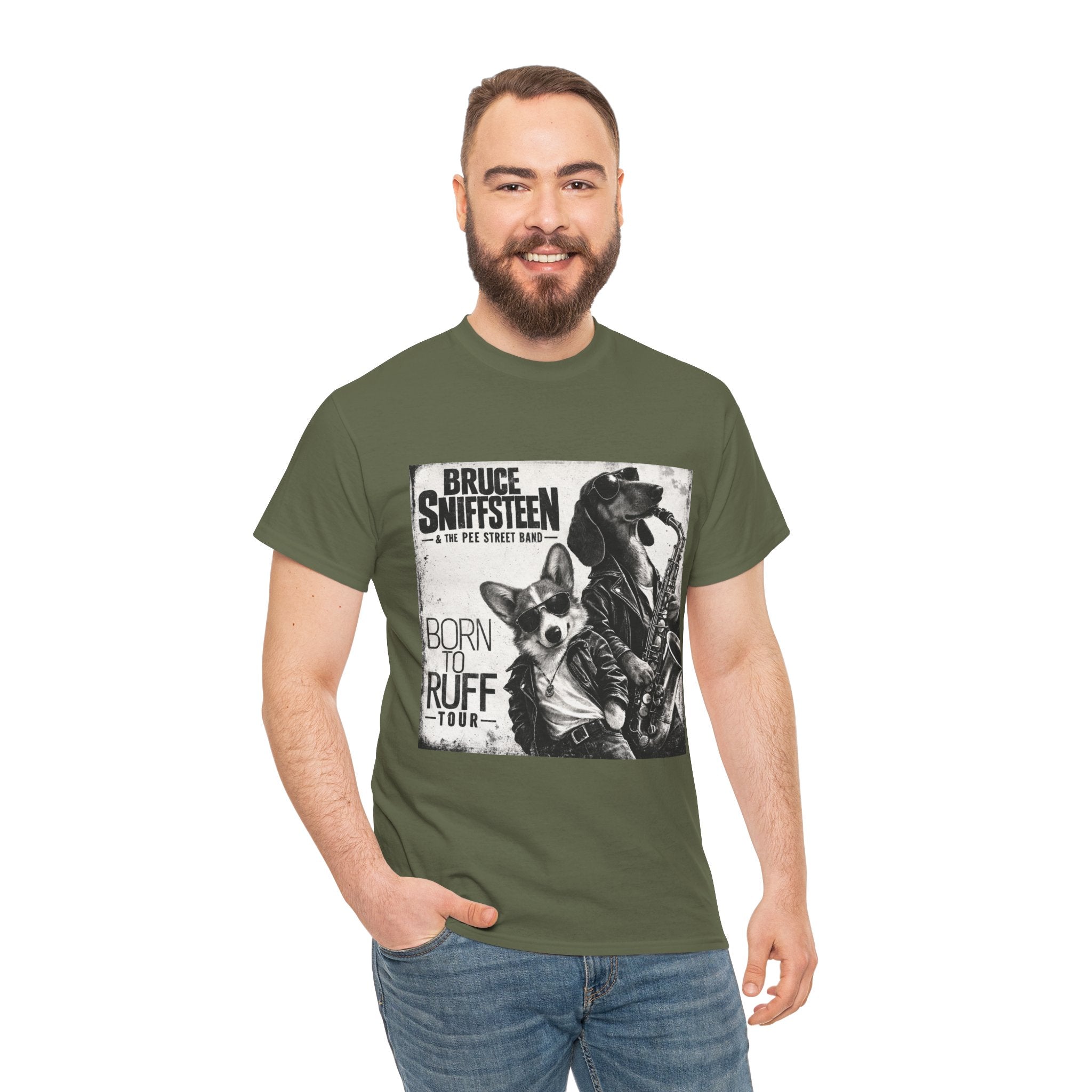 Bruce Sniffsteen & the Pee Street Band Shirt -- Funny Bruce Springsteen 2026 Tour Shirt Parody