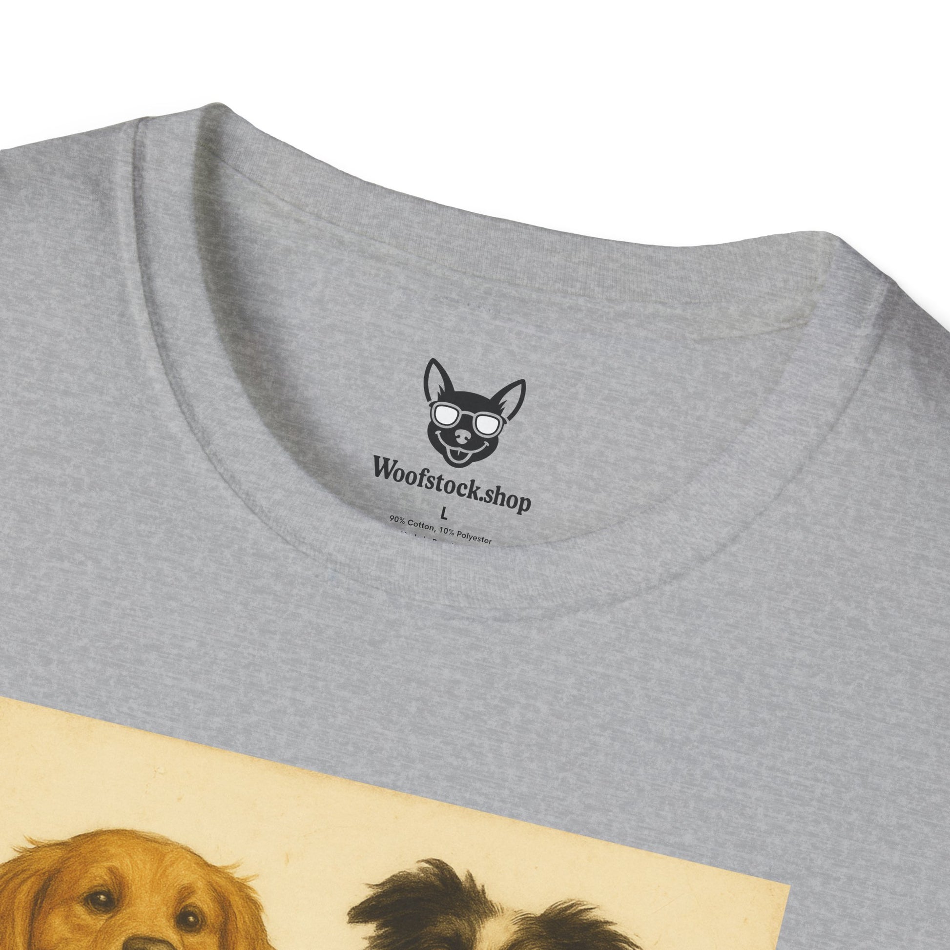 American Pie Movie Poster Dog Parody Unisex Softstyle T-Shirt -- Funny Dog Movie Tee for Film and Dog Lovers