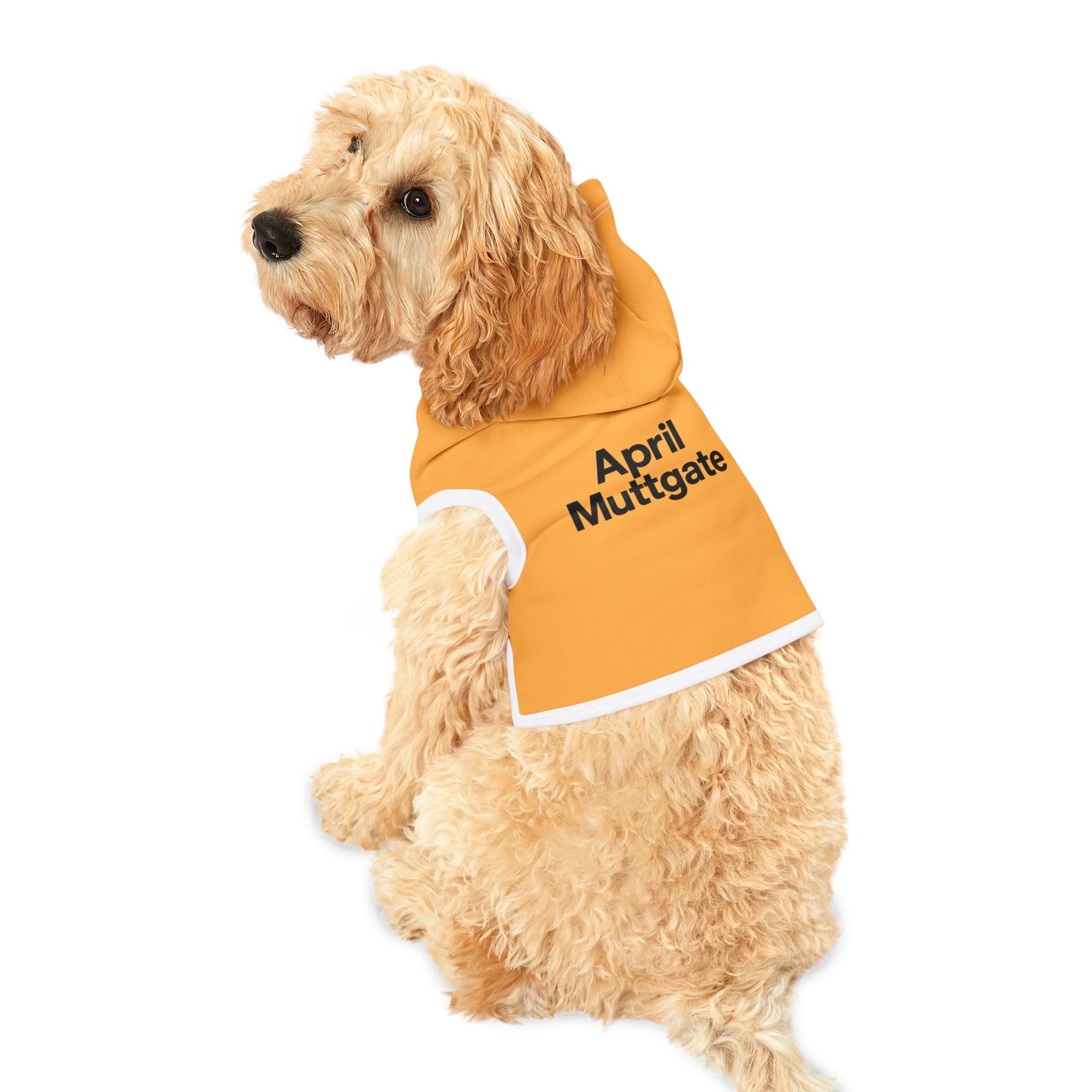 April Muttgate Dog Hoodie – Funny Dog Halloween Costume