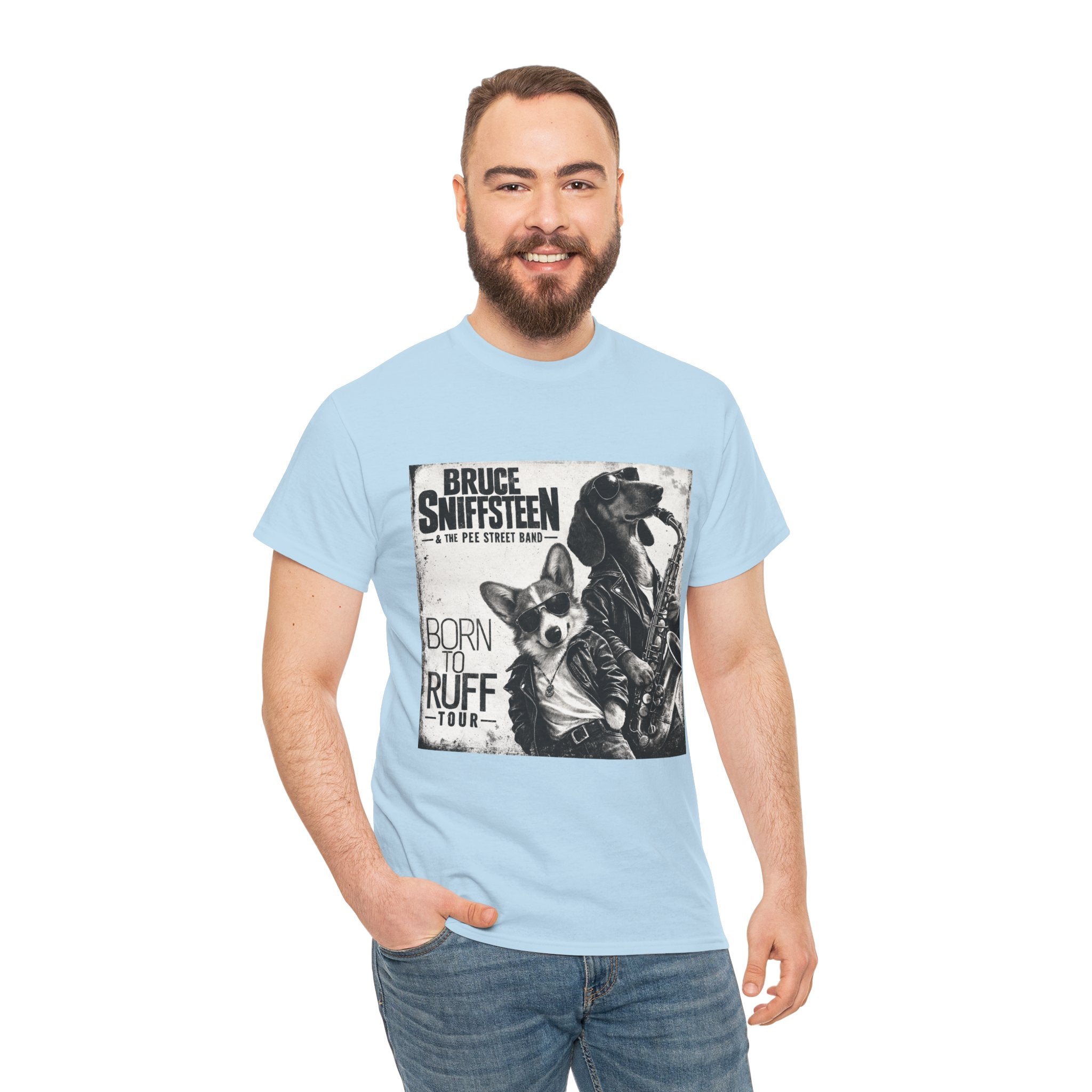 Bruce Sniffsteen & the Pee Street Band Shirt -- Funny Bruce Springsteen 2026 Tour Shirt Parody