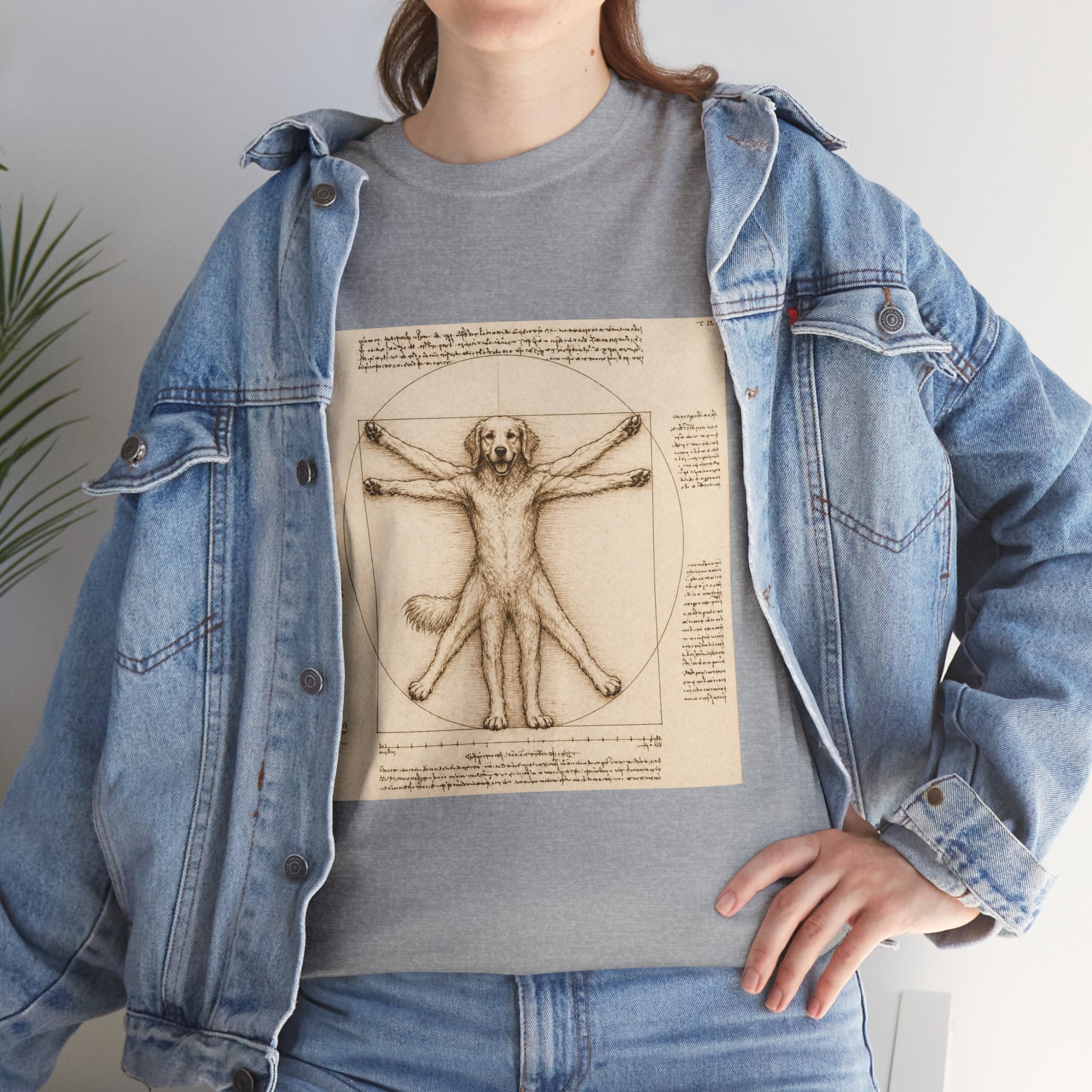 The Furtruvian Man -- Funny Shirt for Dog and Art Lovers
