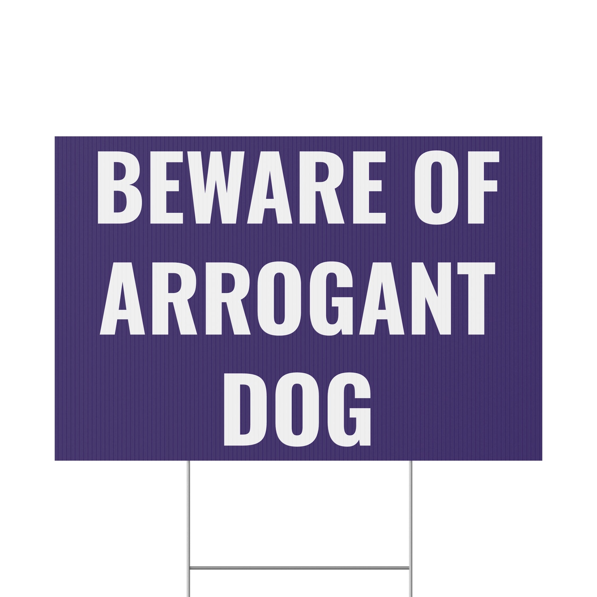 Copy of Copy of Copy of Copy of Beware of Anxious Chihuahua Yard Sign - Funny Dog Warning Plastic Lawn Sign