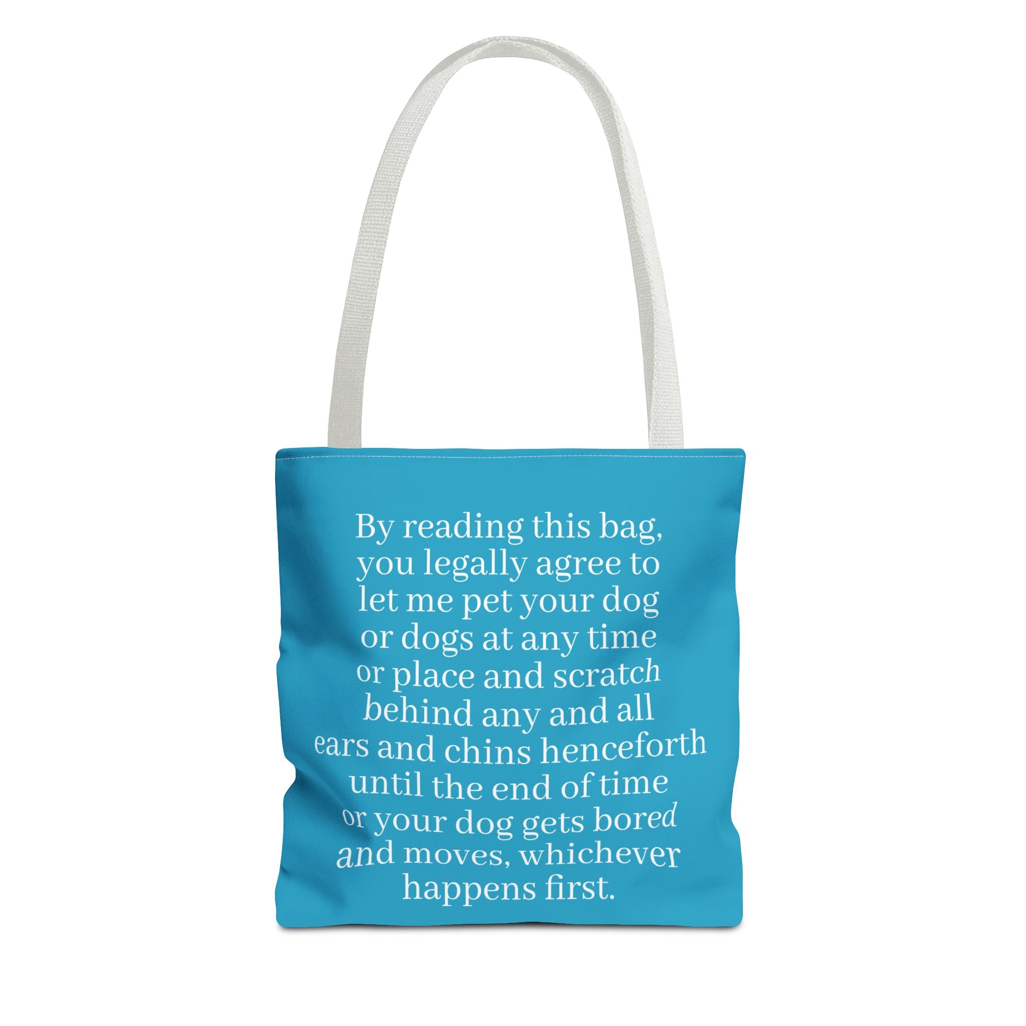 Funny Legal Dog Lover Tote Bag — Great Gift for Canine Fans and Friends
