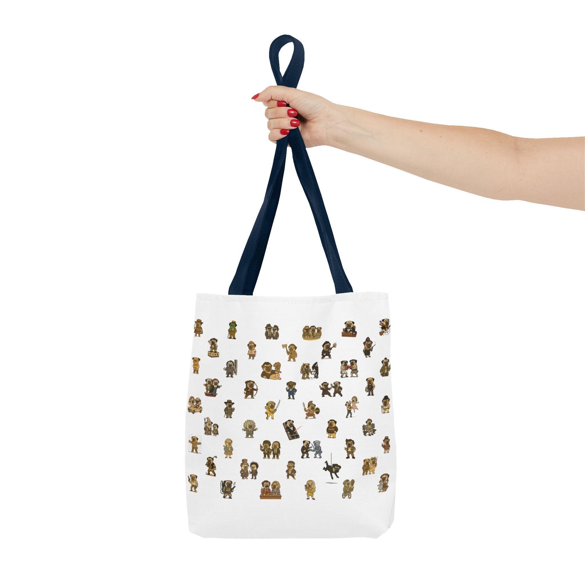 Movie Pugs Tote Bag – Hilarious Bag for Dog Lovers and Cinema Fans