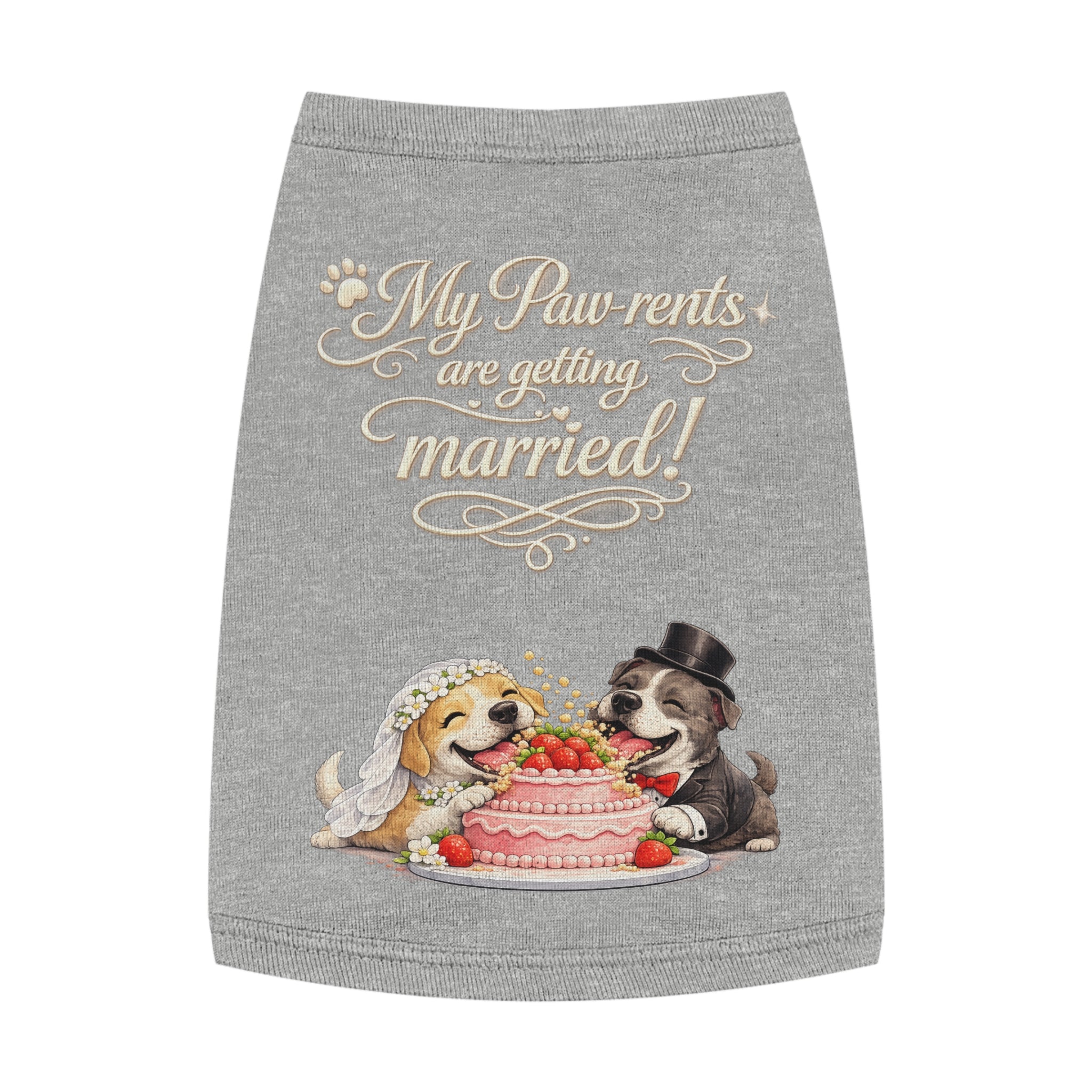 Engagement Gift for Dog Lovers -- My Pawrents Are Getting Married Dog Shirt Wedding Gift (Pit bull)