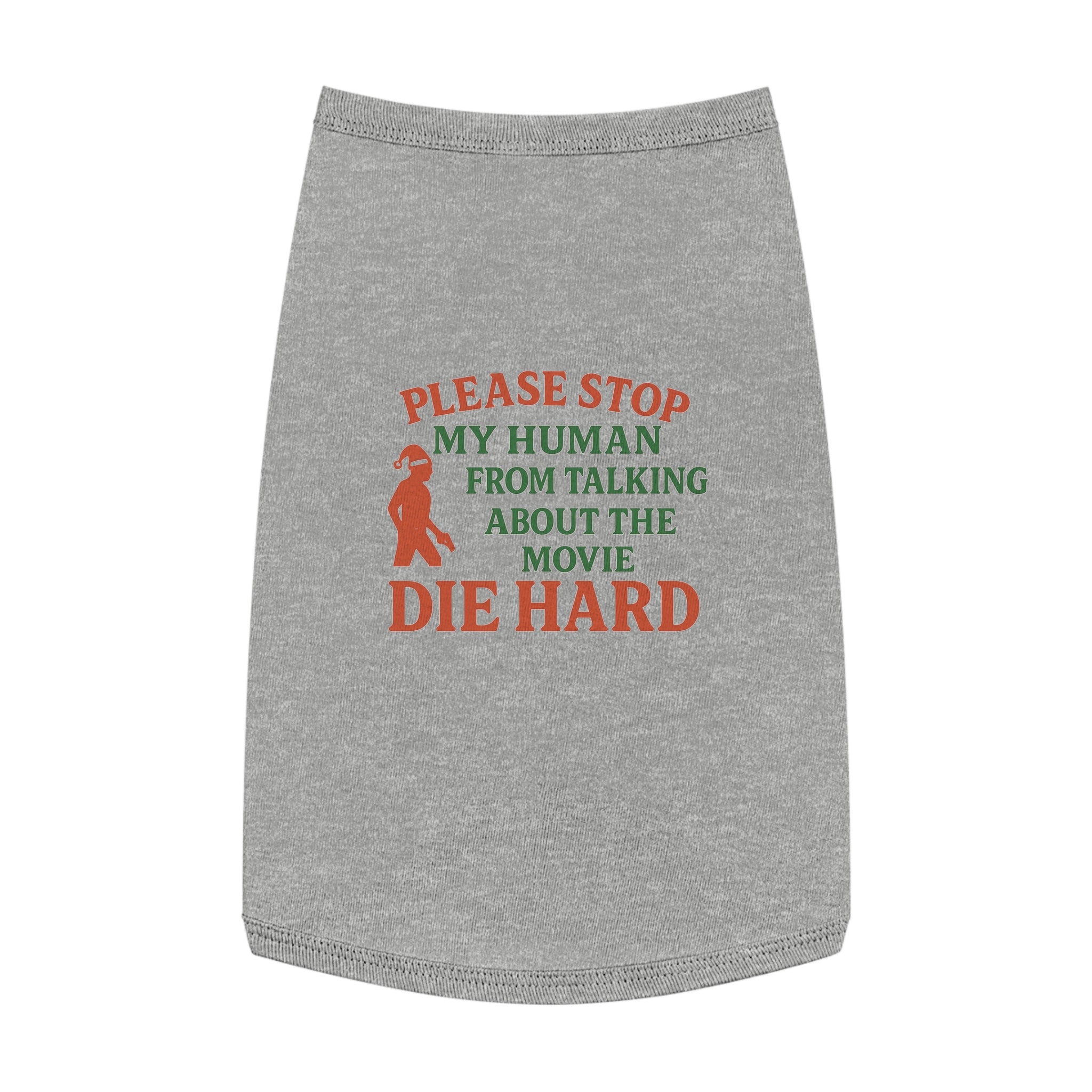 Die Hard Dog Tank Top -- Funny Christmas Apparel for Dogs