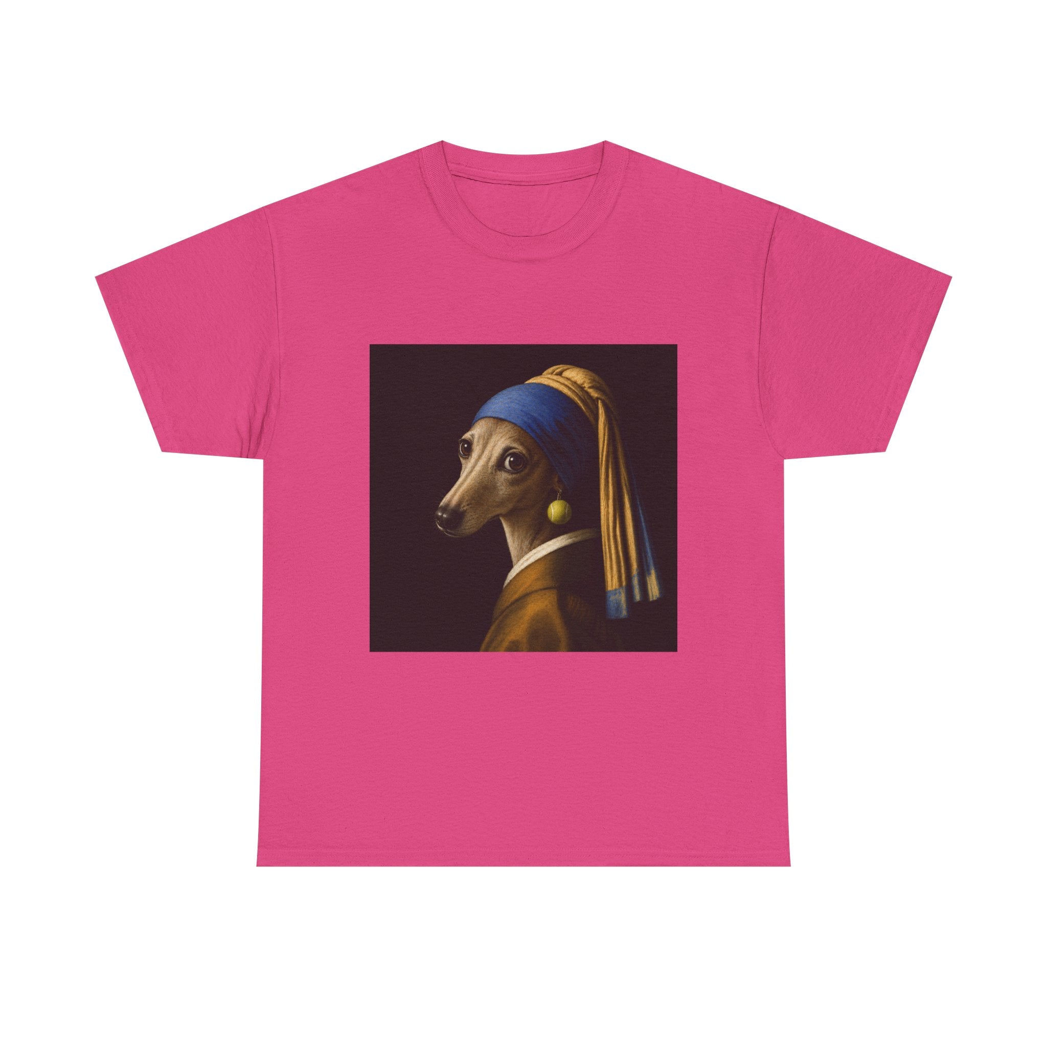 The Girl With the Fuzzy Earring -- Funny Shirt for Dog and Art Lovers