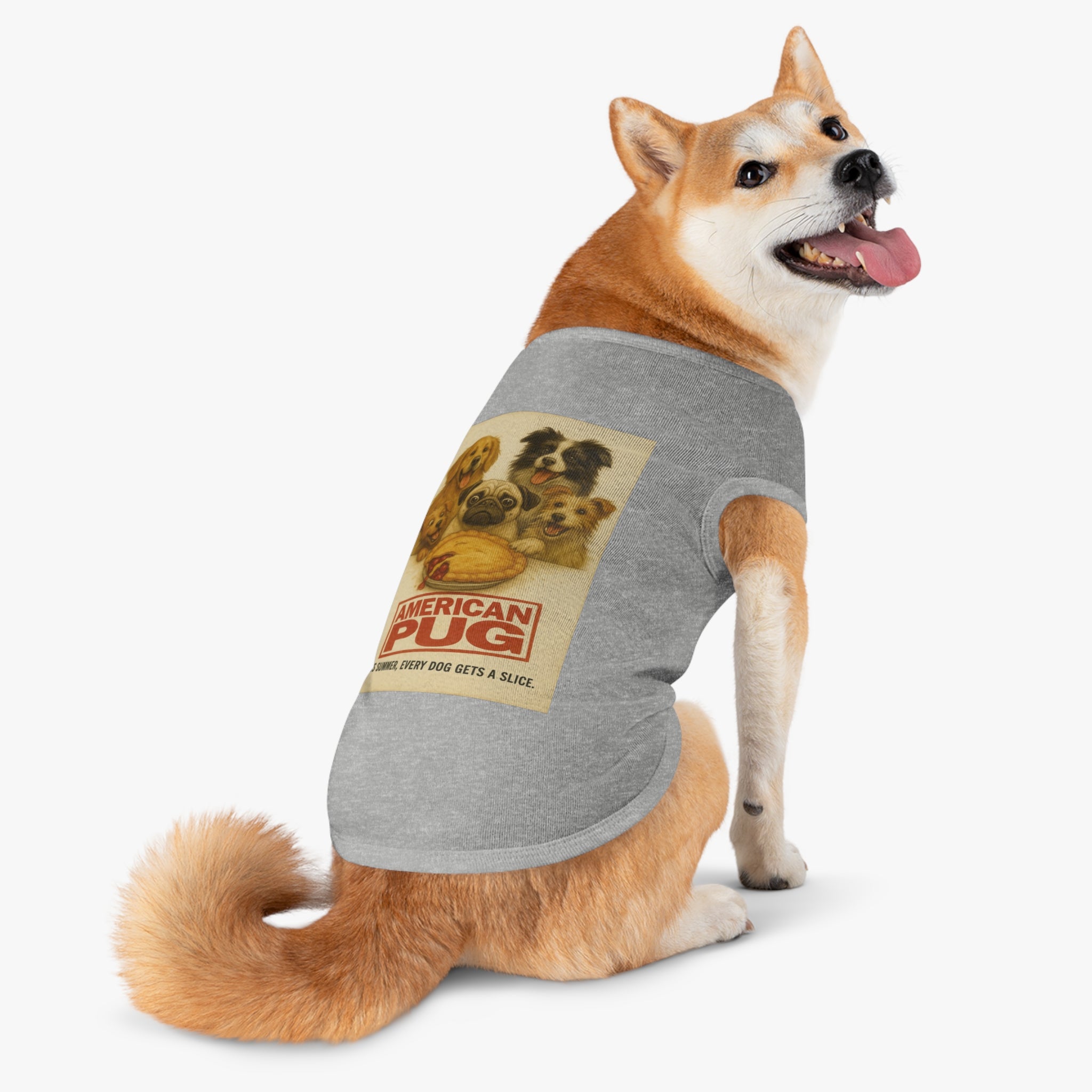 American Pug Pet Tank Top-- Funny Parody Shirt for Dog Lovers