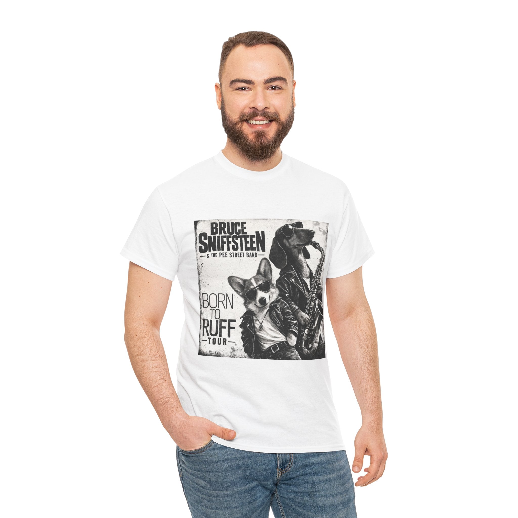 Bruce Sniffsteen & the Pee Street Band Shirt -- Funny Bruce Springsteen 2026 Tour Shirt Parody