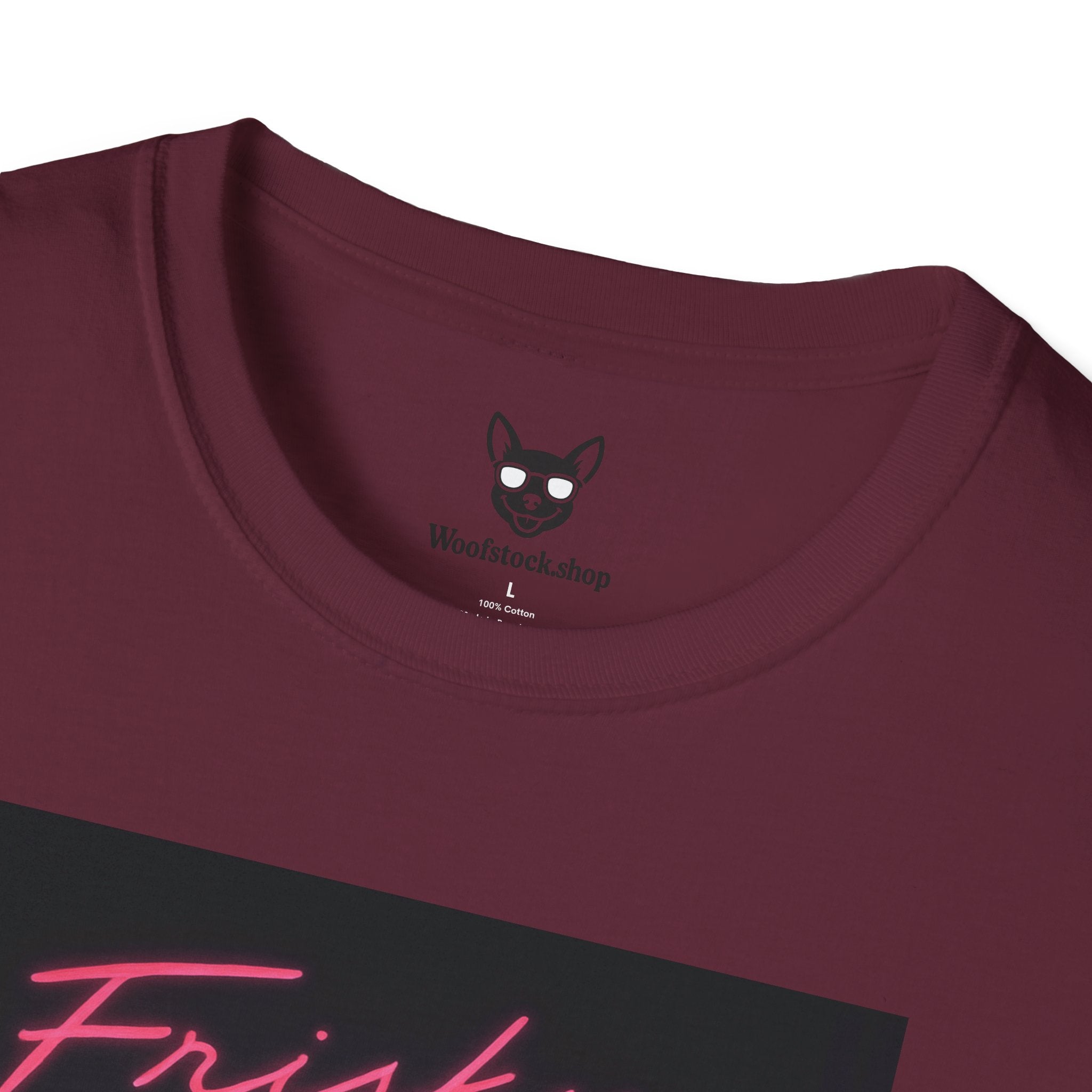 Risky Business Movie Poster Dog Parody Unisex Softstyle T-Shirt -- Funny Dog Movie Tee for Film and Dog Lovers