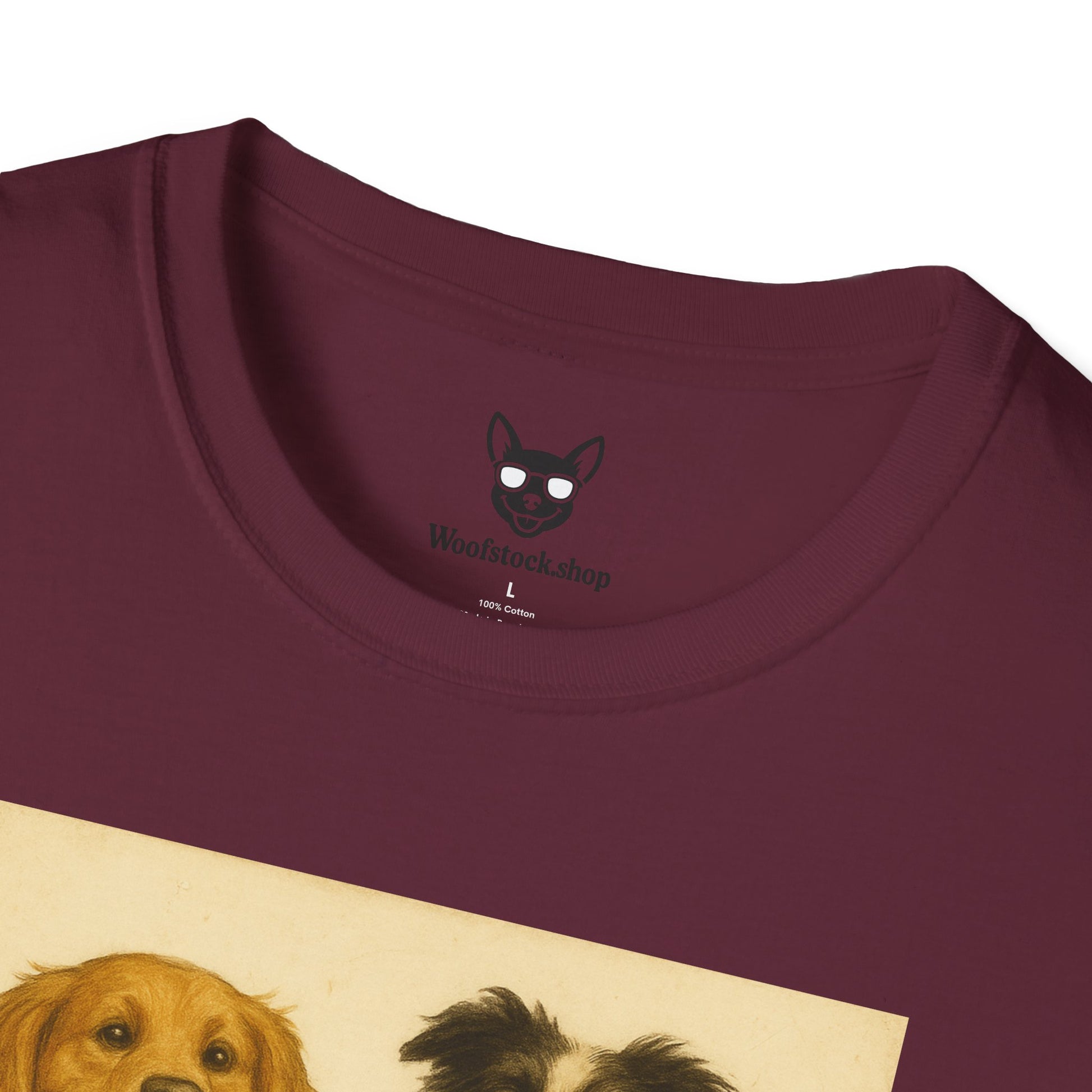 American Pie Movie Poster Dog Parody Unisex Softstyle T-Shirt -- Funny Dog Movie Tee for Film and Dog Lovers