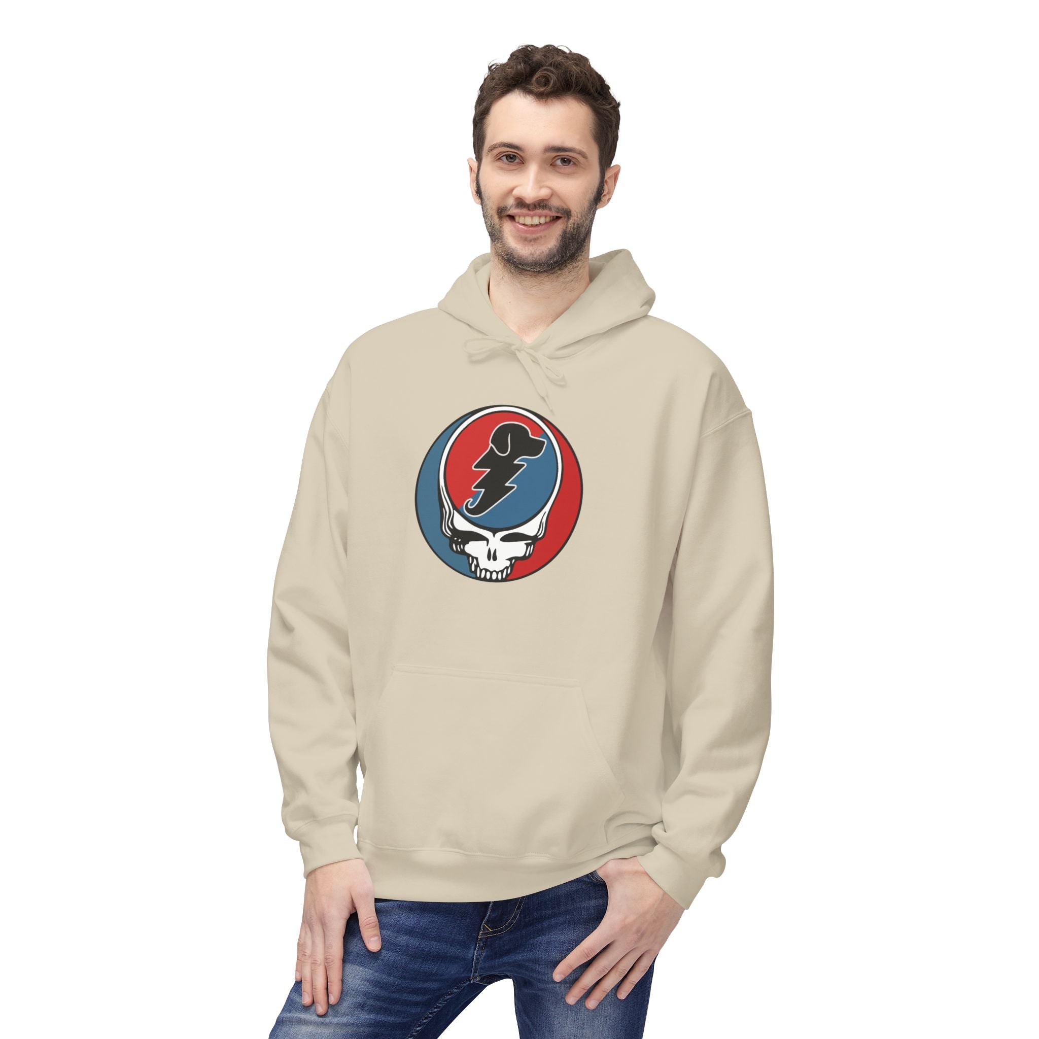 Grateful Dead Parody Dog Hoodie — Funny Hoodie for Deadheads and Dog Lovers