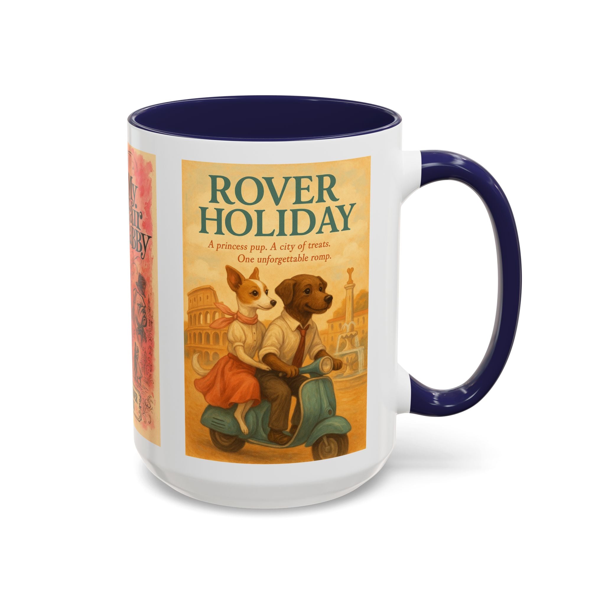 Audrey Hepburn Dog Parody Mug – Funny Gift for Classic Movie Lovers