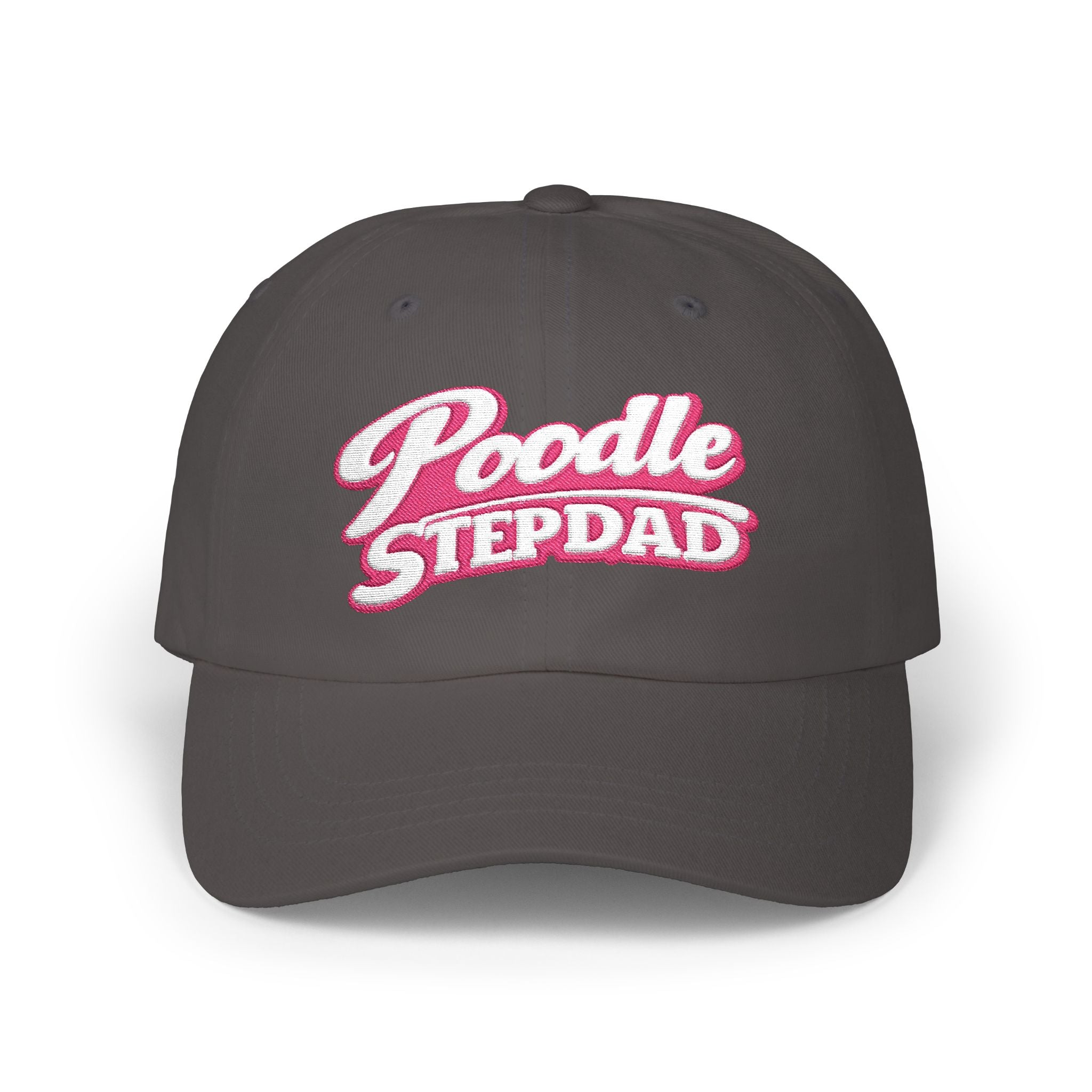 Poodle Stepdad Dad Cap — Embroidered Baseball Hat for Dog Lovers