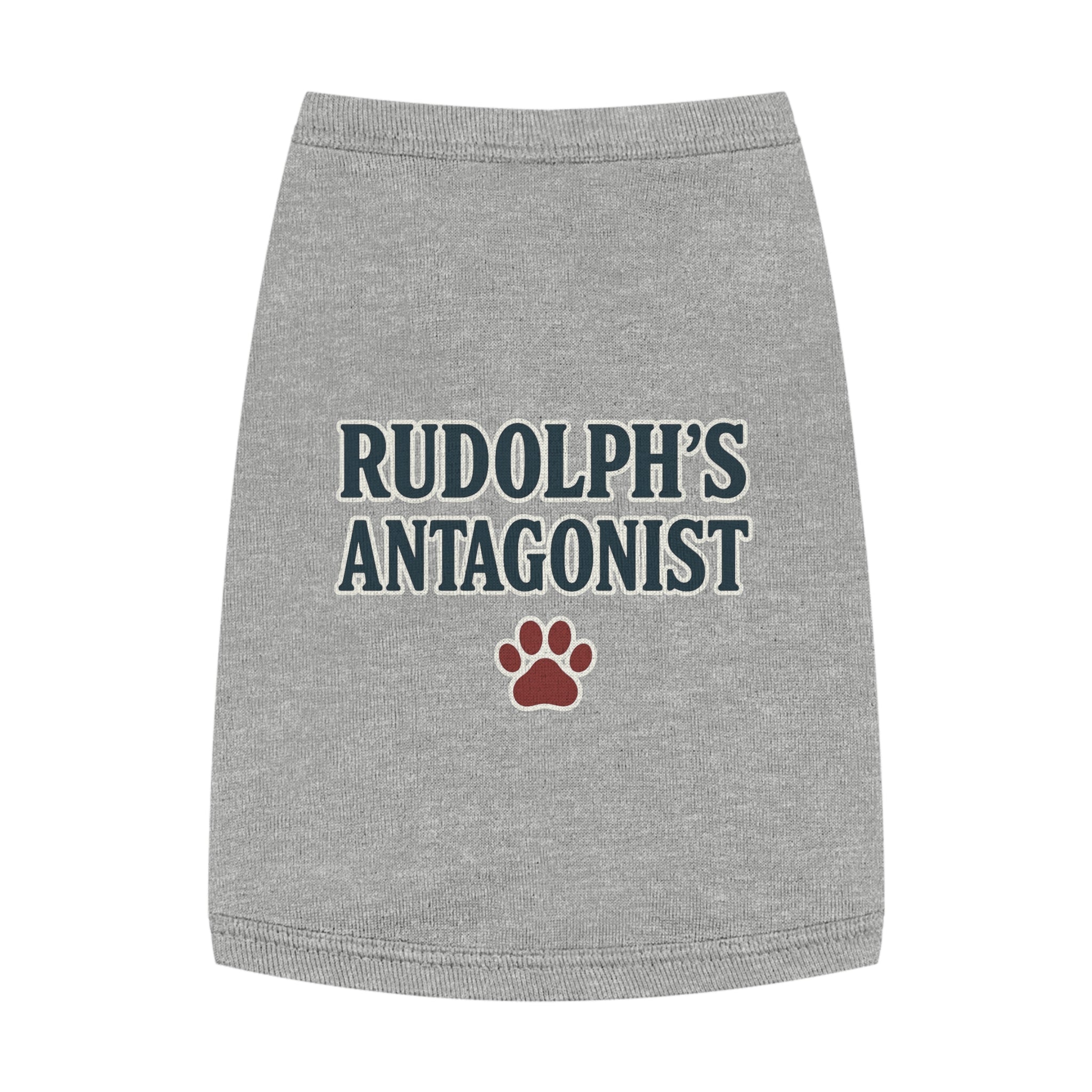 Rudolph's Antagonist Dog Tank Top -- Funny Christmas Apparel for Dogs