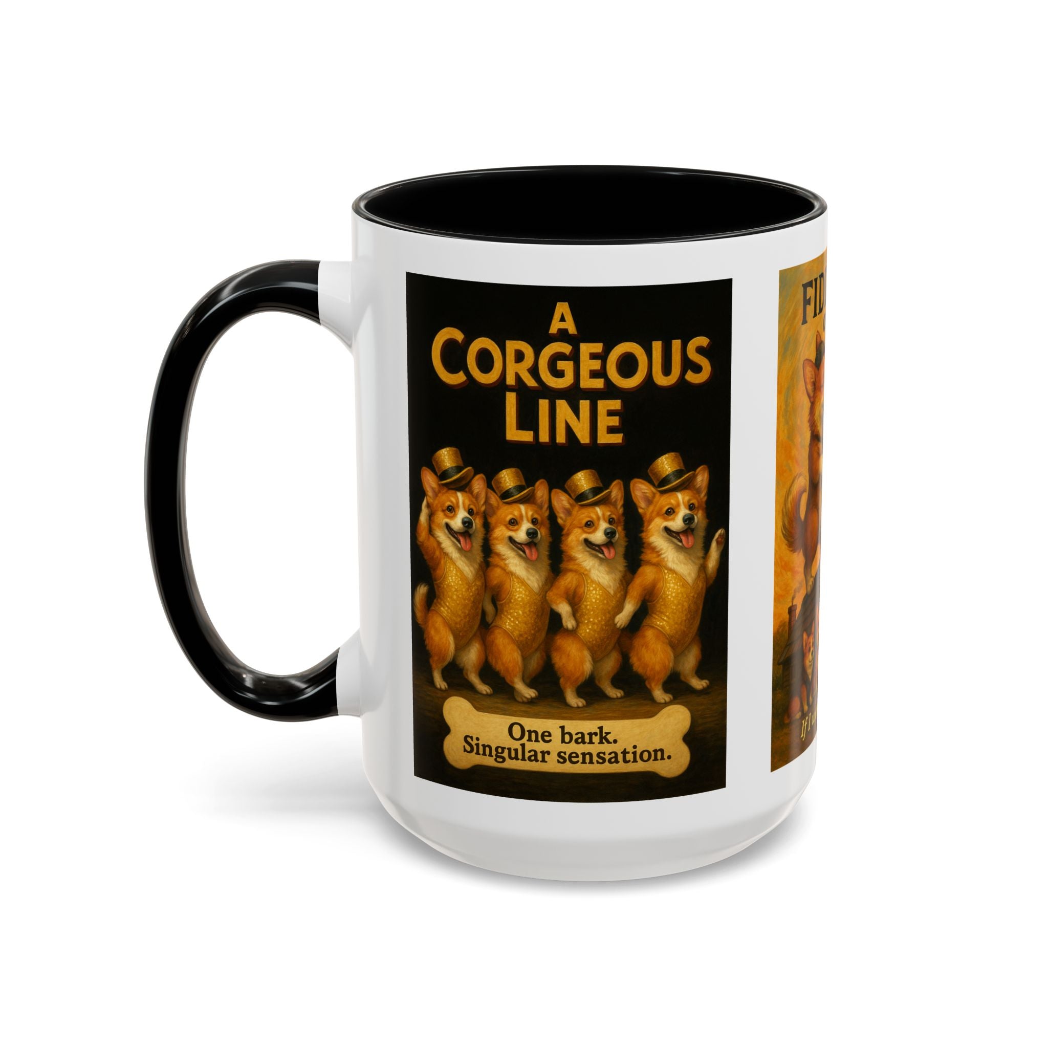 Broadway Dog Parody Mug – Funny Chicago, Fiddler & A Chorus Line Musical Gift