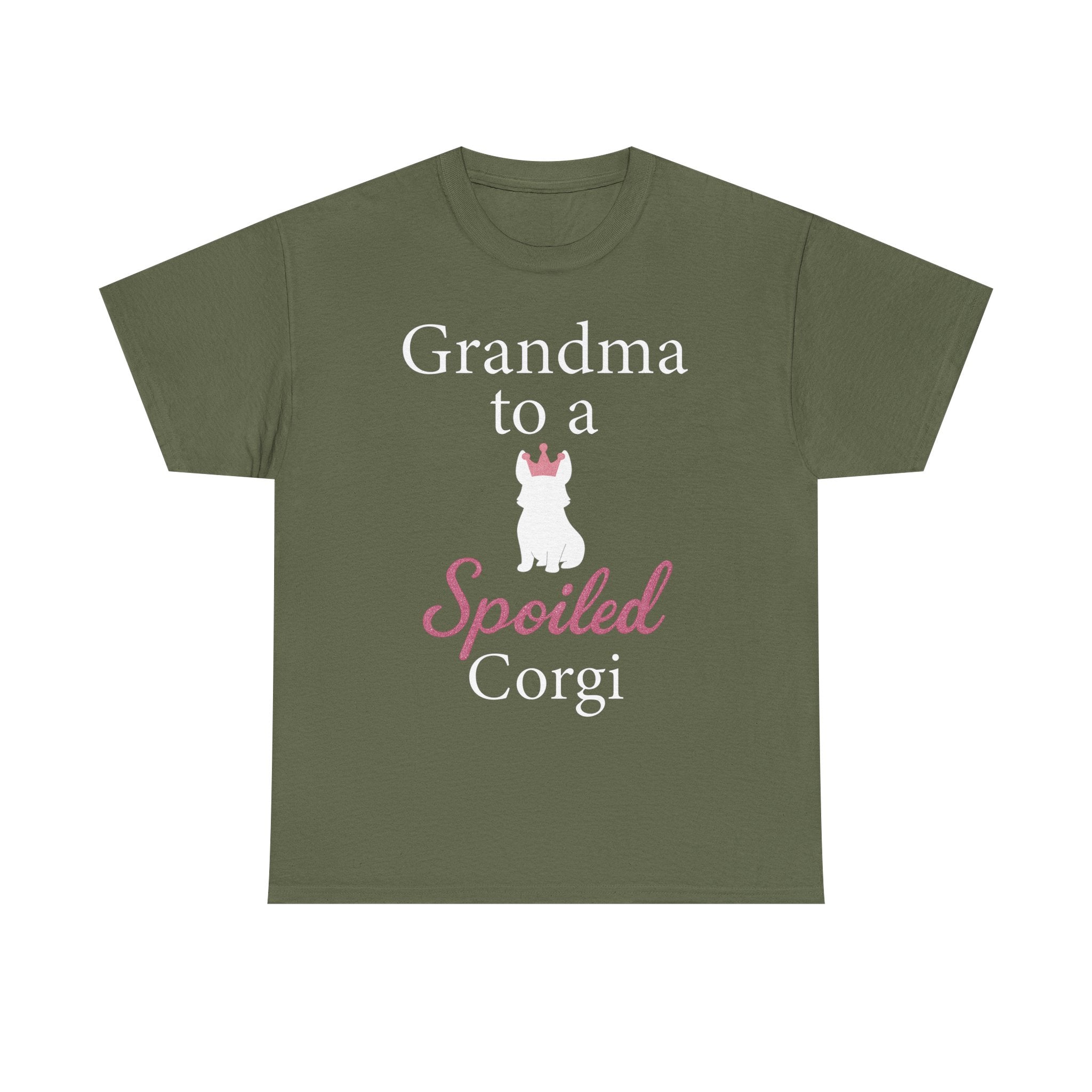 Grandma to a Spoiled Corgi T-Shirt — Funny Shirt for Dog Lovers