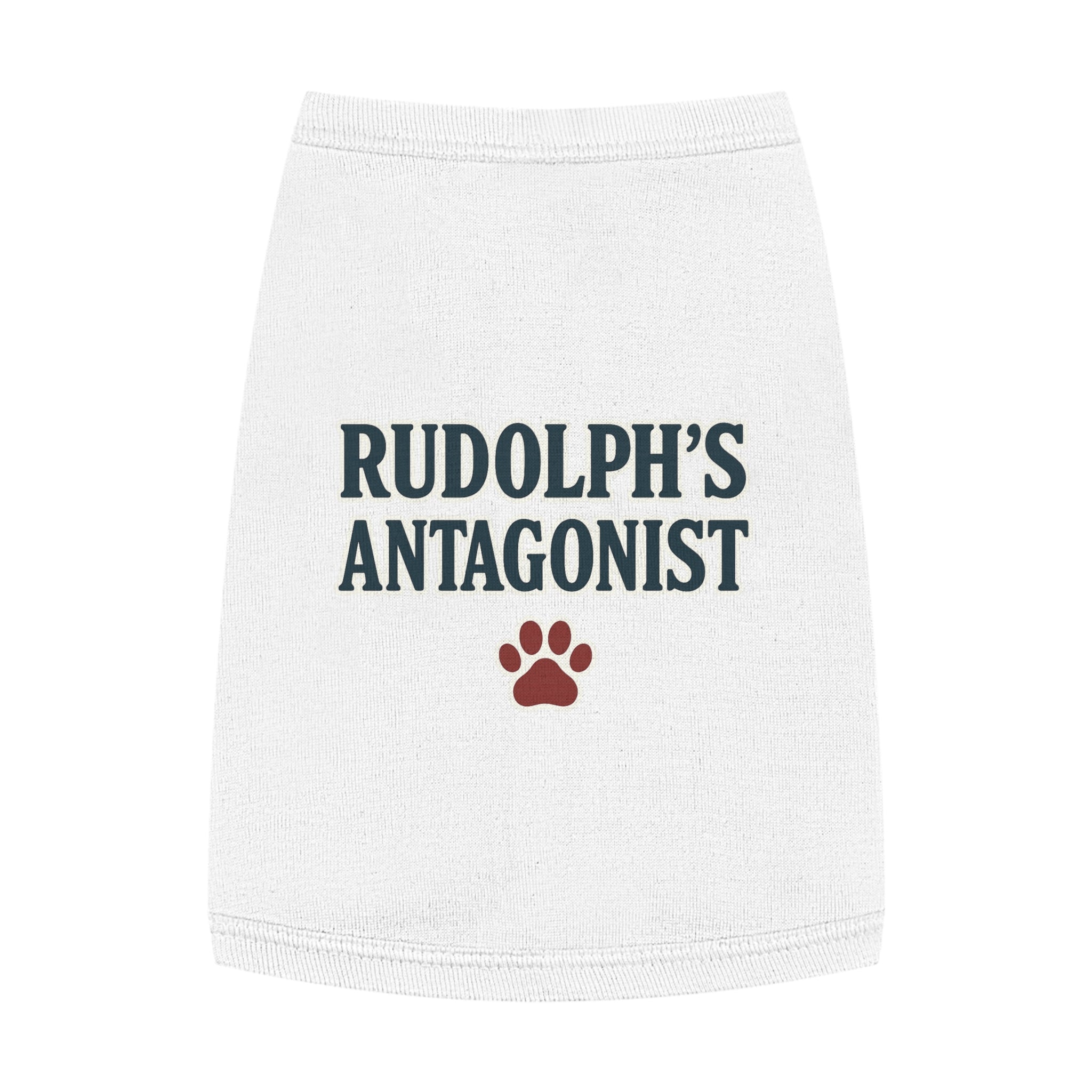 Rudolph's Antagonist Dog Tank Top -- Funny Christmas Apparel for Dogs
