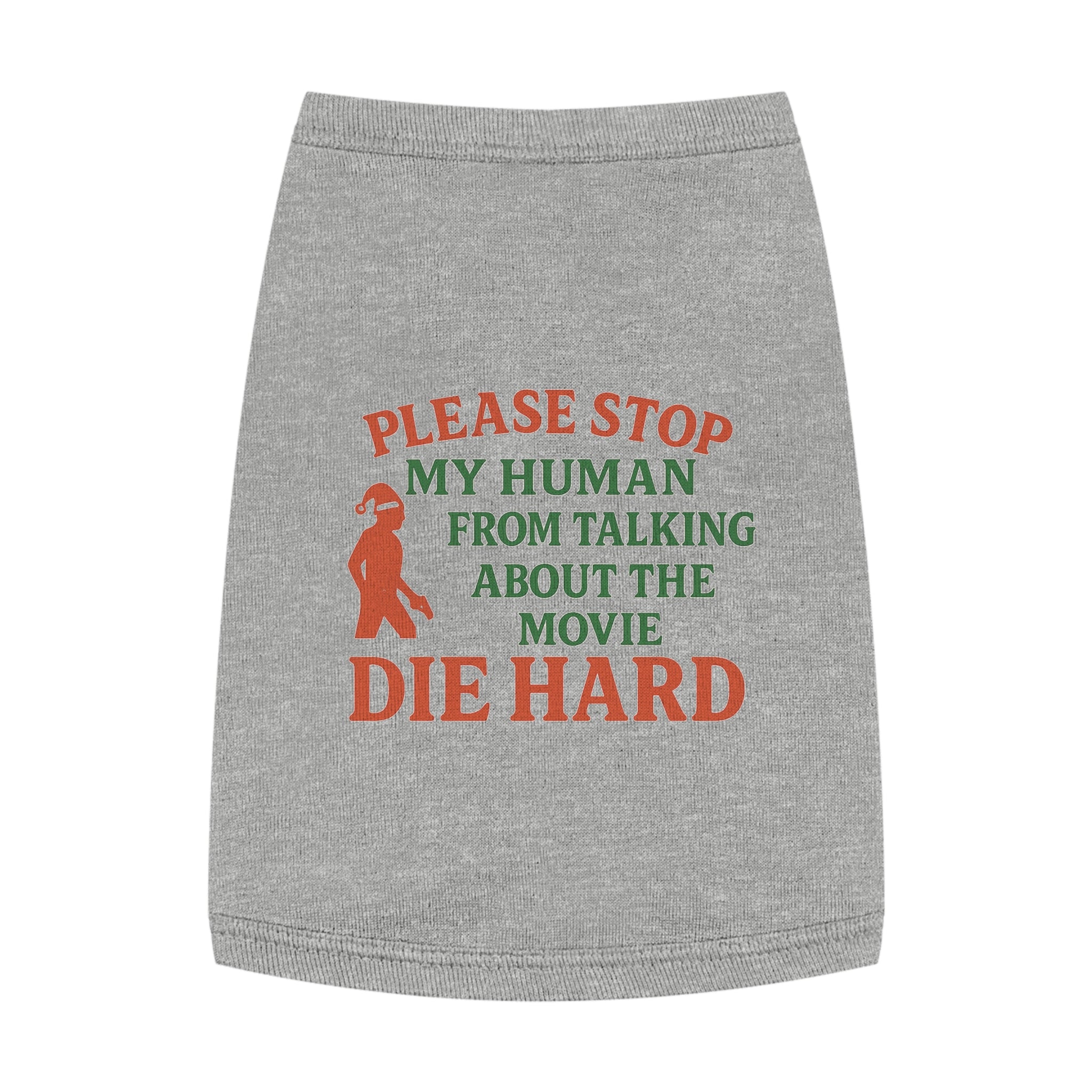 Die Hard Dog Tank Top -- Funny Christmas Apparel for Dogs