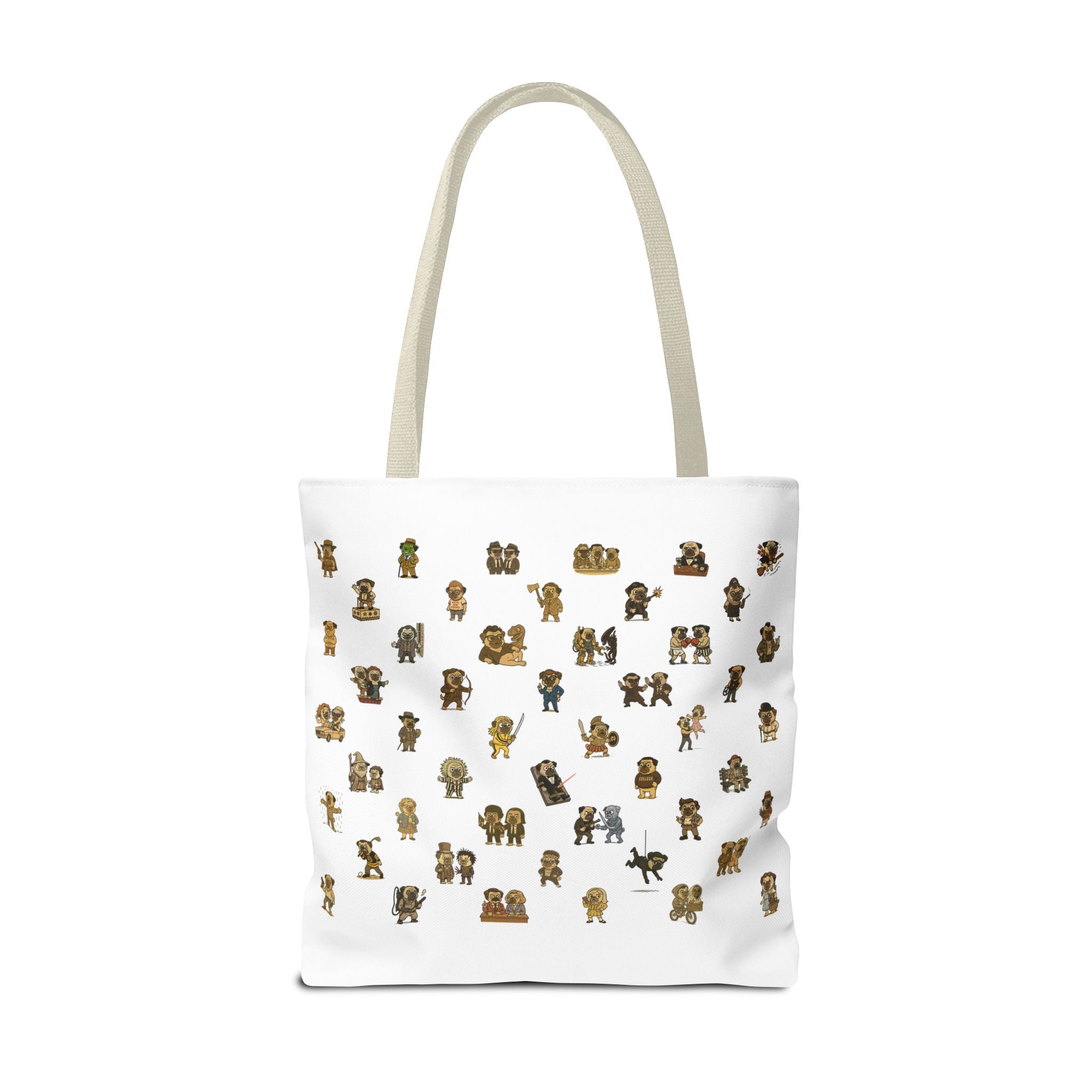 Movie Pugs Tote Bag – Hilarious Bag for Dog Lovers and Cinema Fans