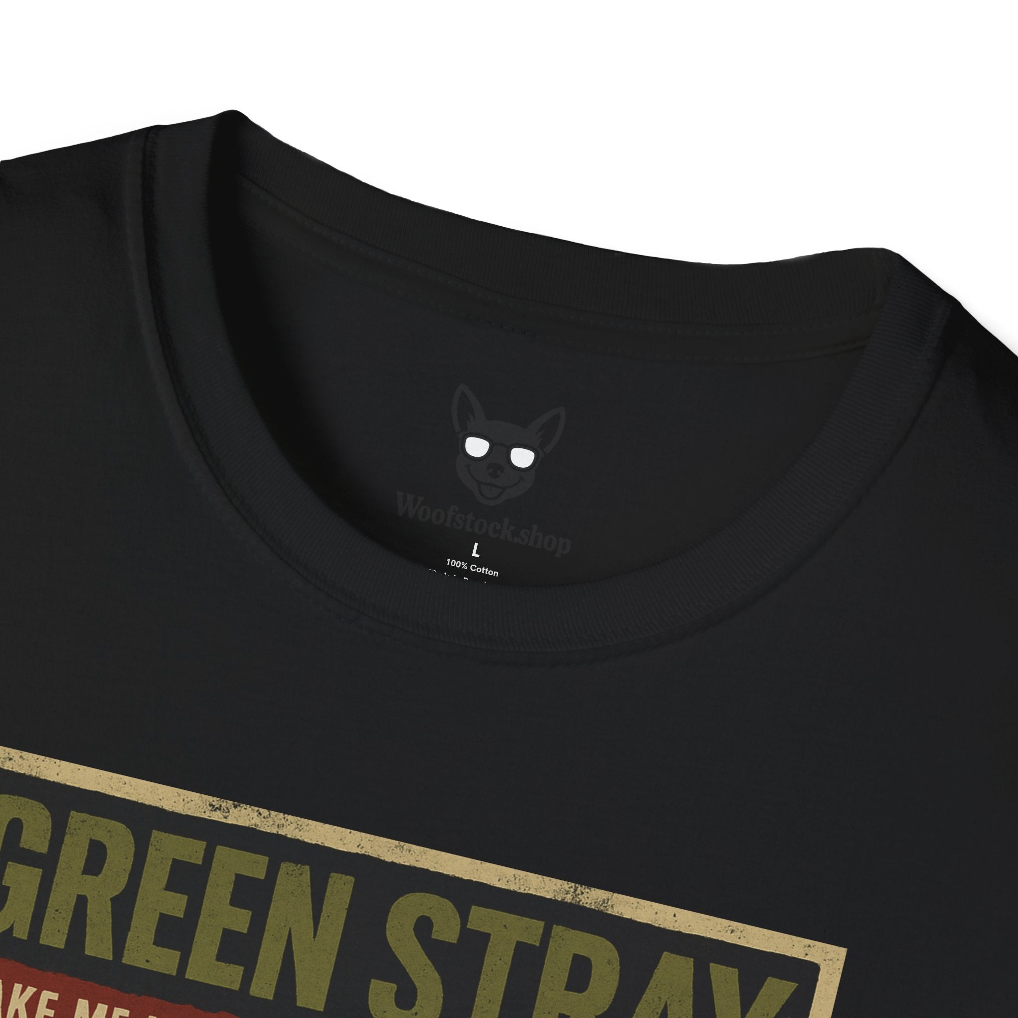 Green Day Concert Poster Dog Parody Unisex Softstyle T-Shirt – Funny Tee for Music and Dog Lovers