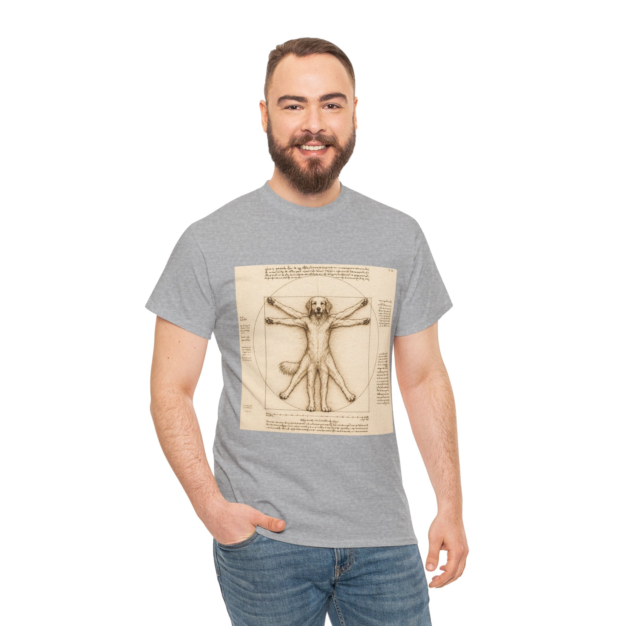 The Furtruvian Man -- Funny Shirt for Dog and Art Lovers