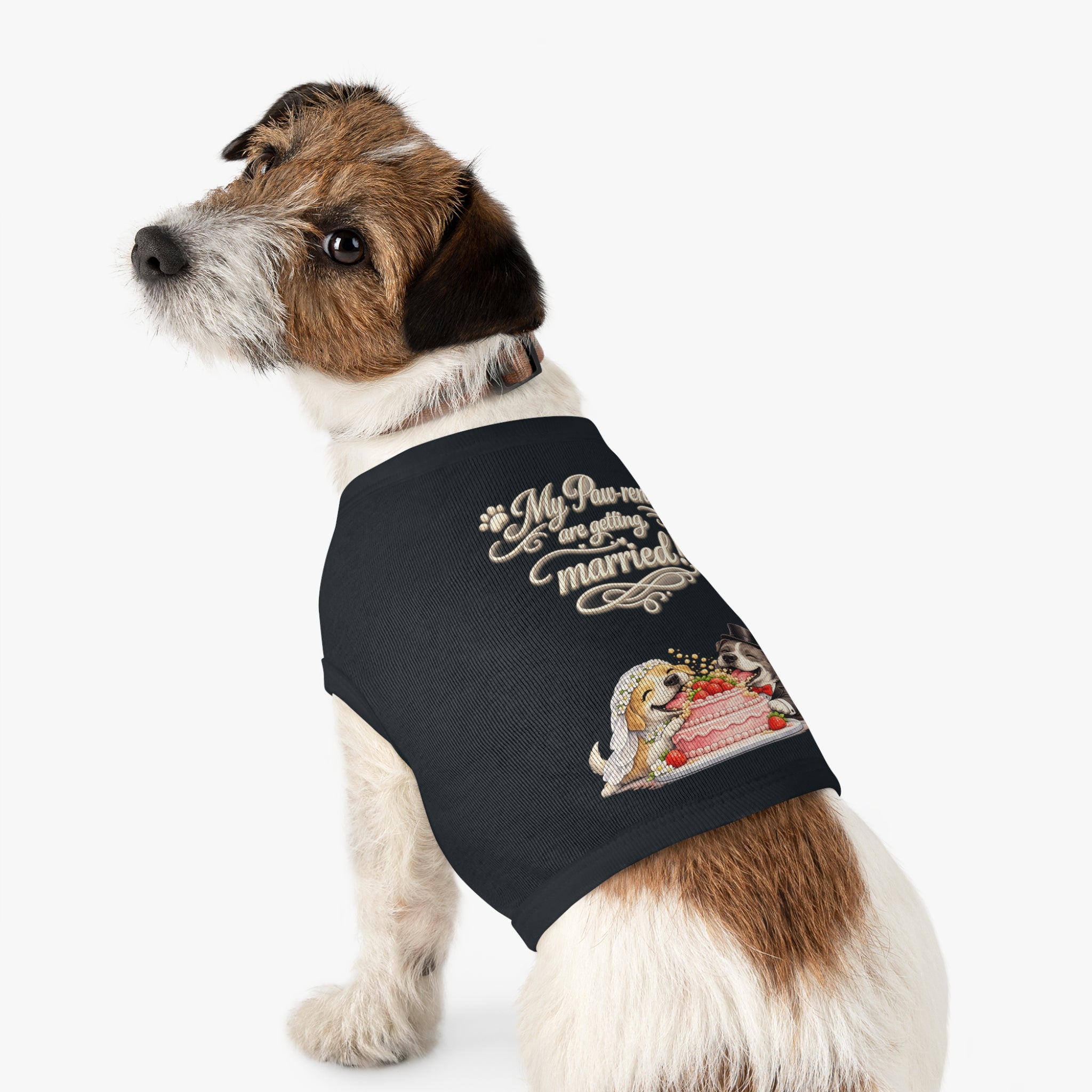 Engagement Gift for Dog Lovers -- My Pawrents Are Getting Married Dog Shirt Wedding Gift (Pit bull)
