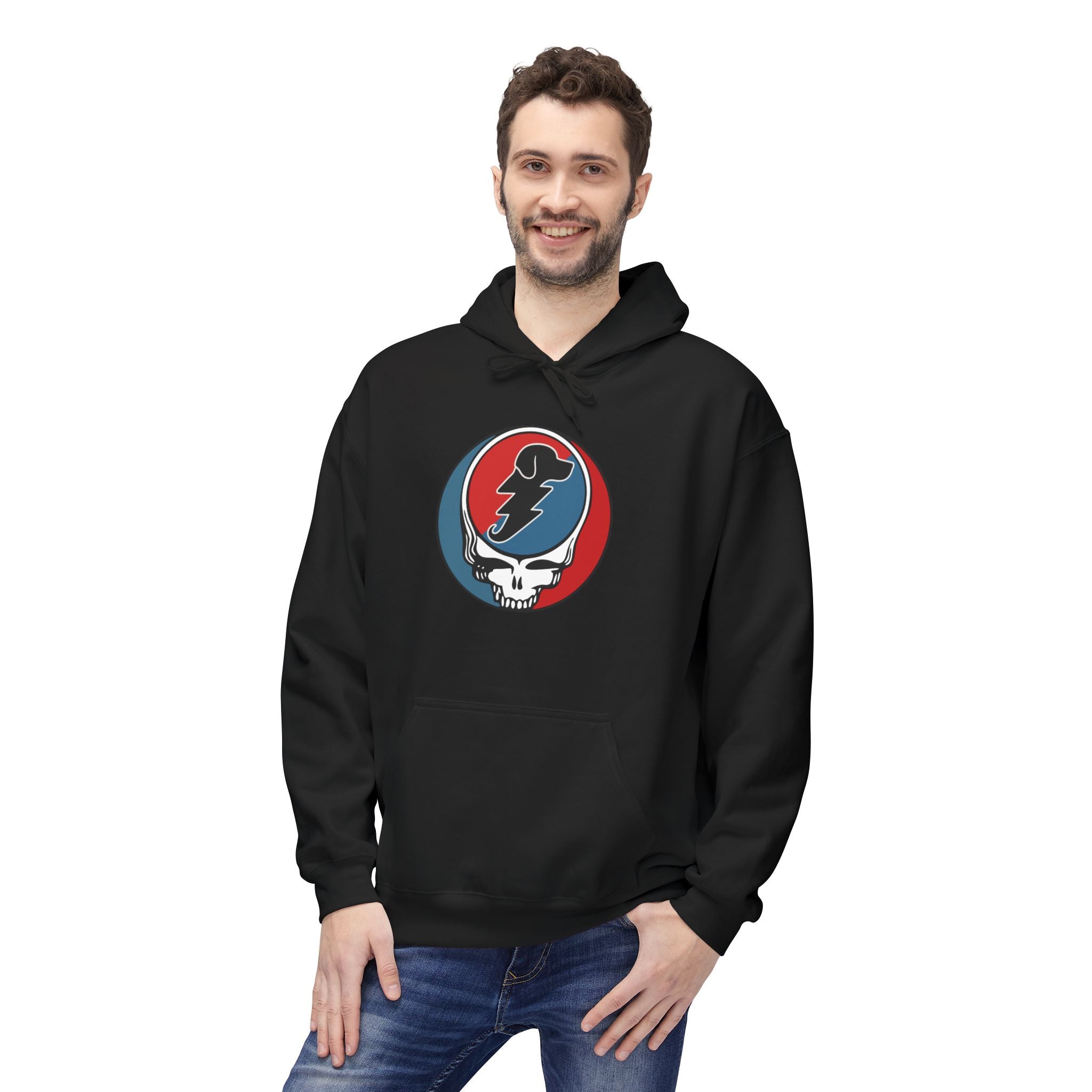 Grateful Dead Parody Dog Hoodie — Funny Hoodie for Deadheads and Dog Lovers