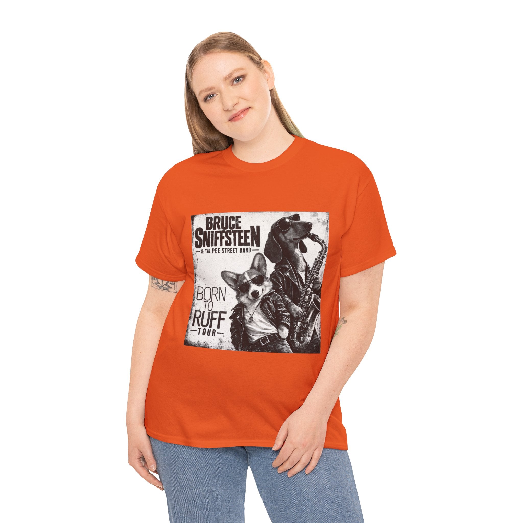 Bruce Sniffsteen & the Pee Street Band Shirt -- Funny Bruce Springsteen 2026 Tour Shirt Parody