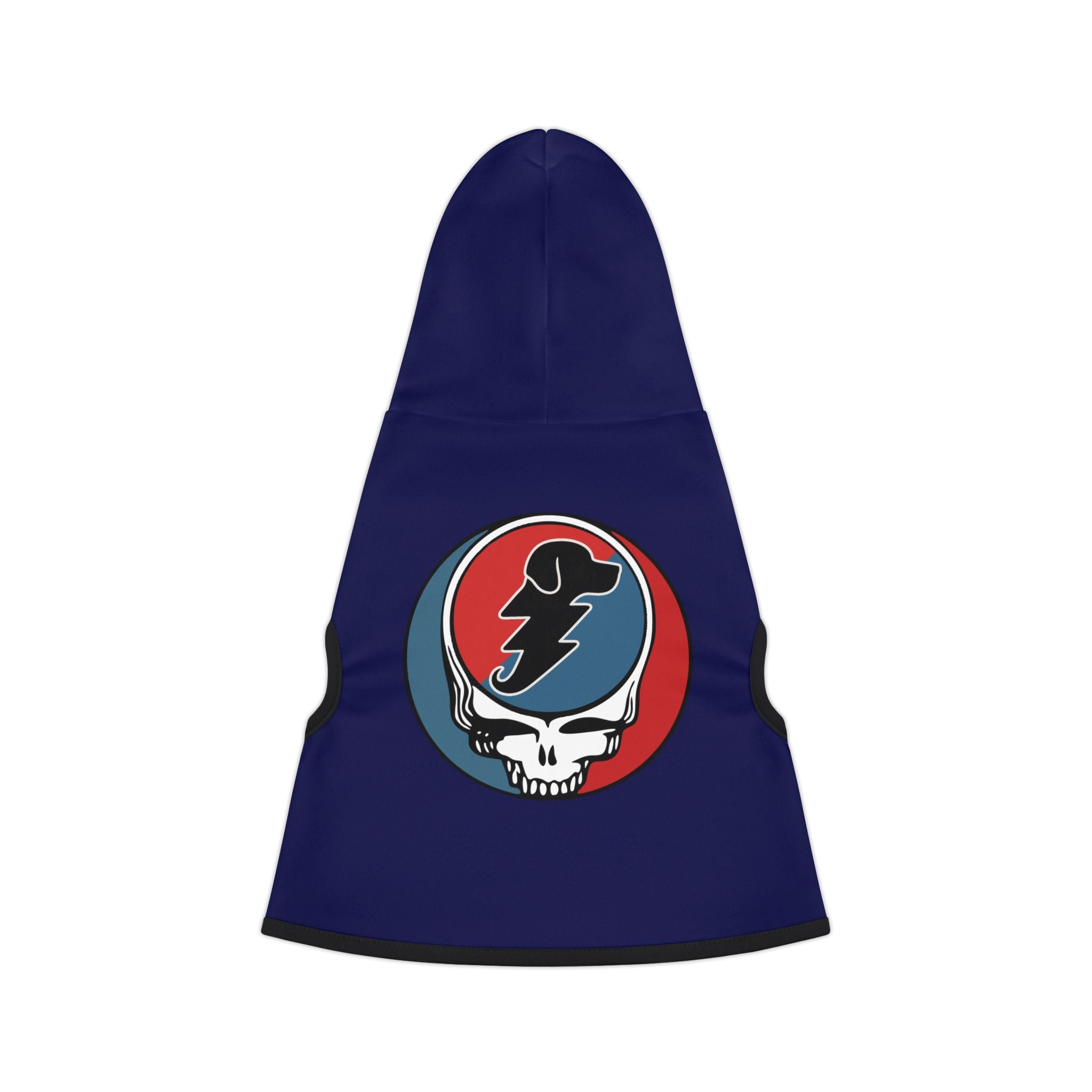 Grateful Dead Parody Hoodie for Dogs -- Funny Gift for Deadheads and Dog Lovers