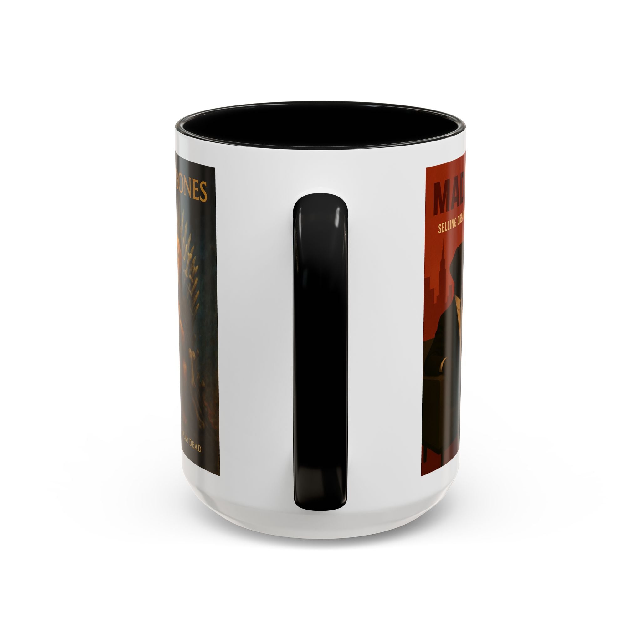 Golden TV Classics Dog Parody Coffee Mug – Mad Men, The Wire & Game of Thrones