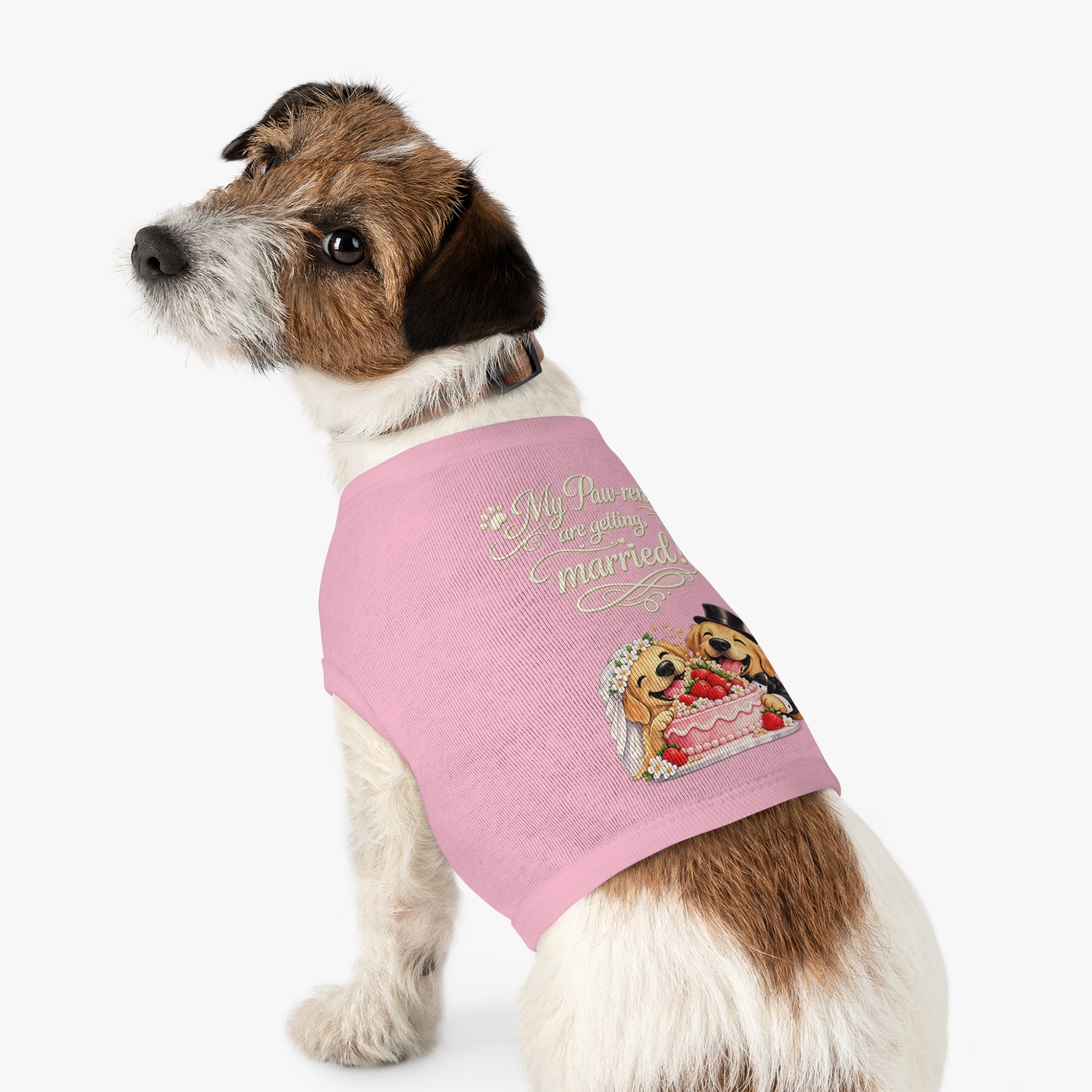 Engagement Gift for Dog Lovers -- My Pawrents Are Getting Married Dog Shirt Wedding Gift (Lab/Golden Retriever)