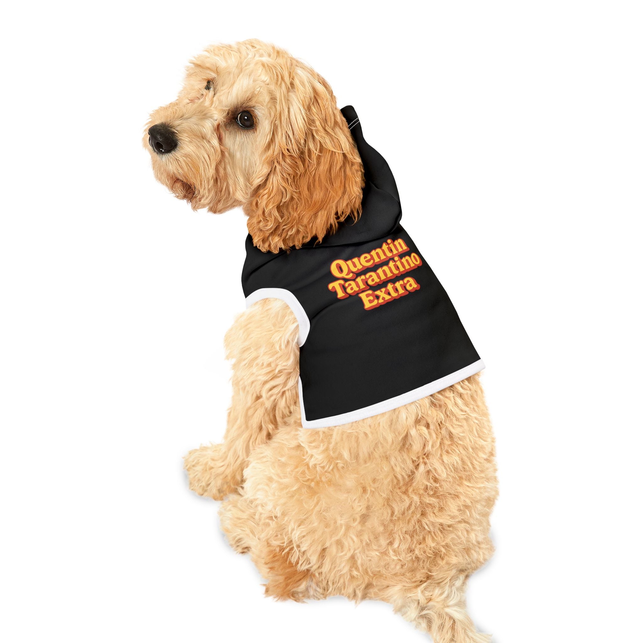 Quentin Tarantino Extra Dog Hoodie – Funny Pet Sweatshirt for Overdramatic Dogs