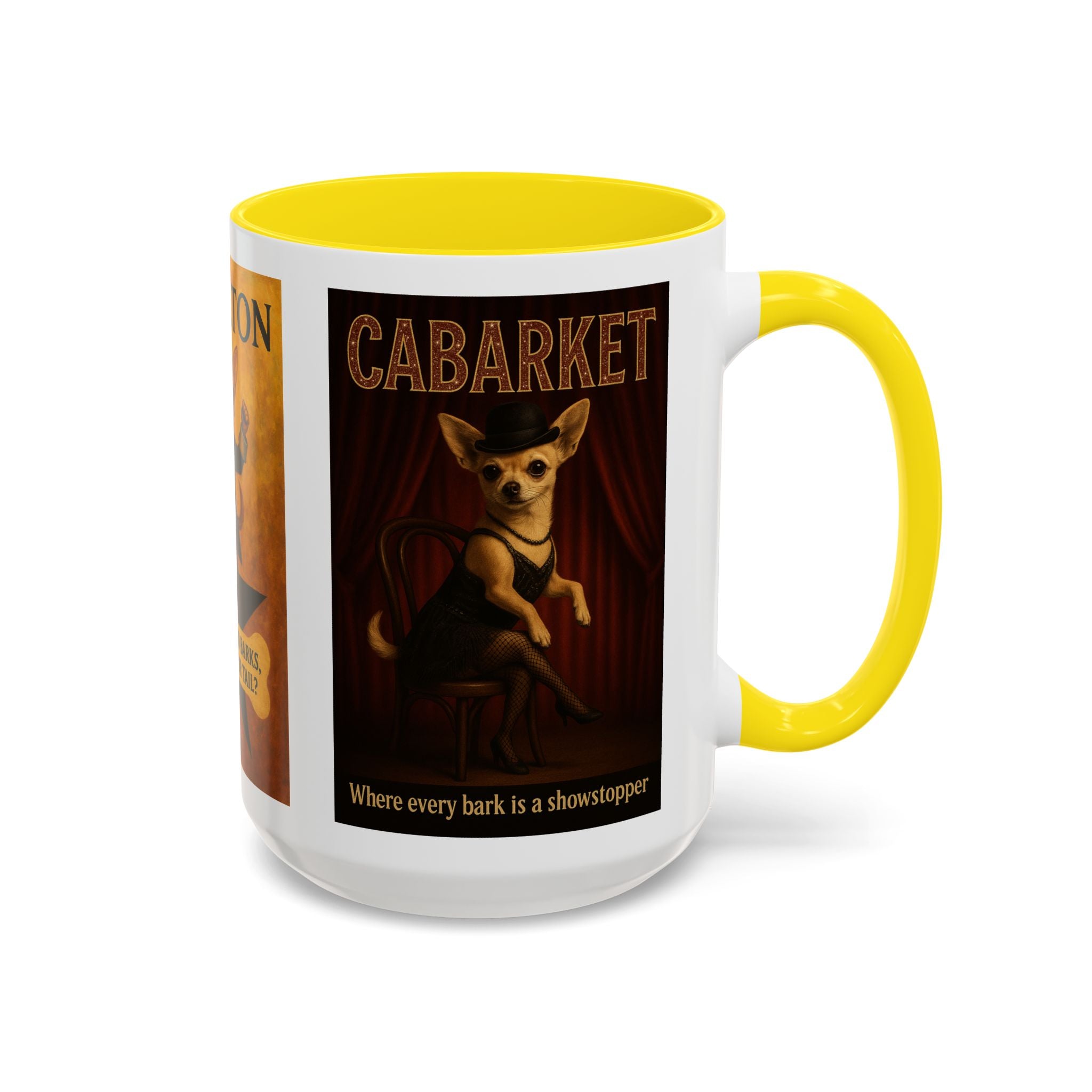 Broadway Dog Parody Mug – Funny Wicked, Hamilton & Rent Musical Gift